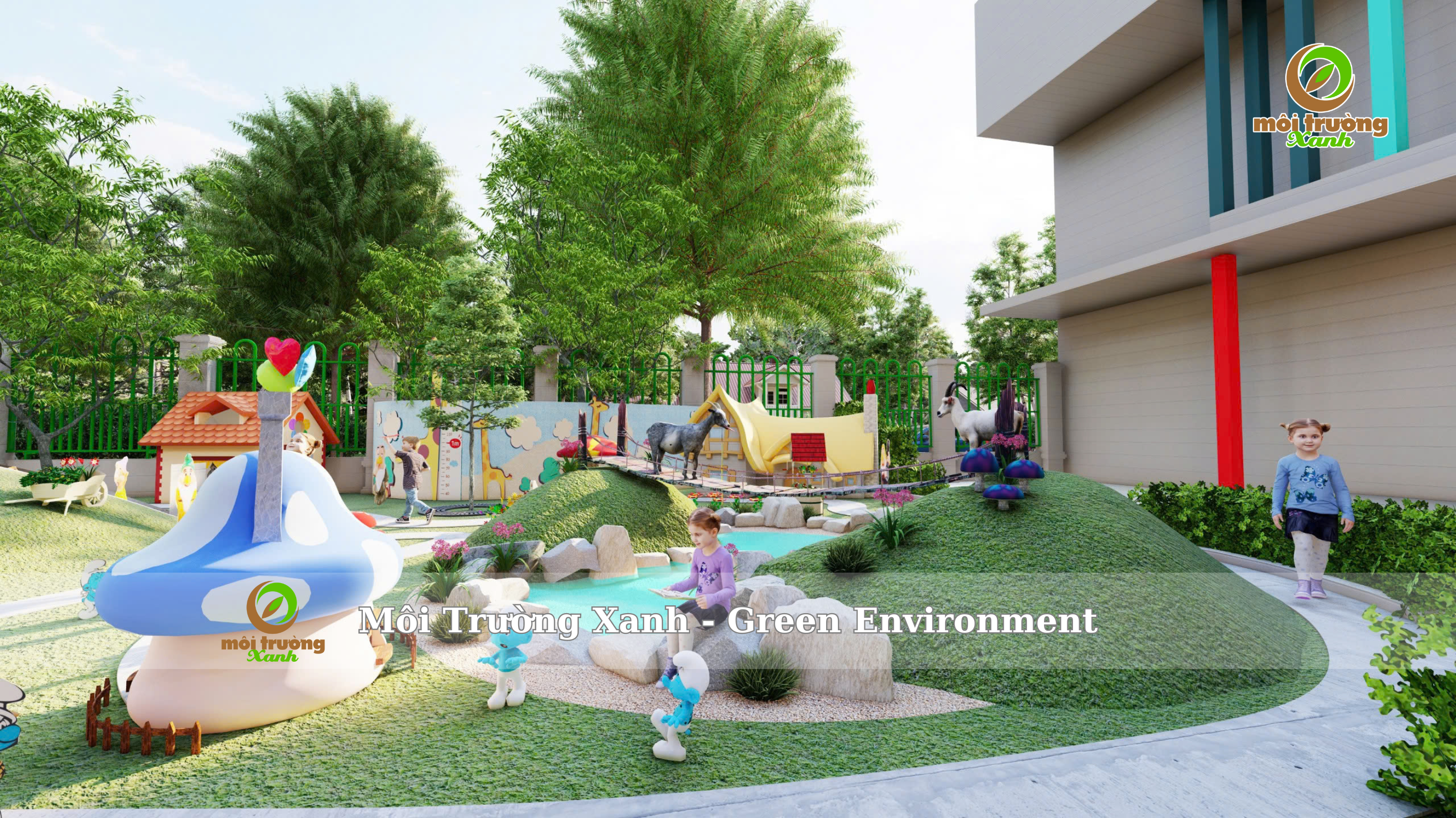 dự án trường mầm non - môi trường xanh 