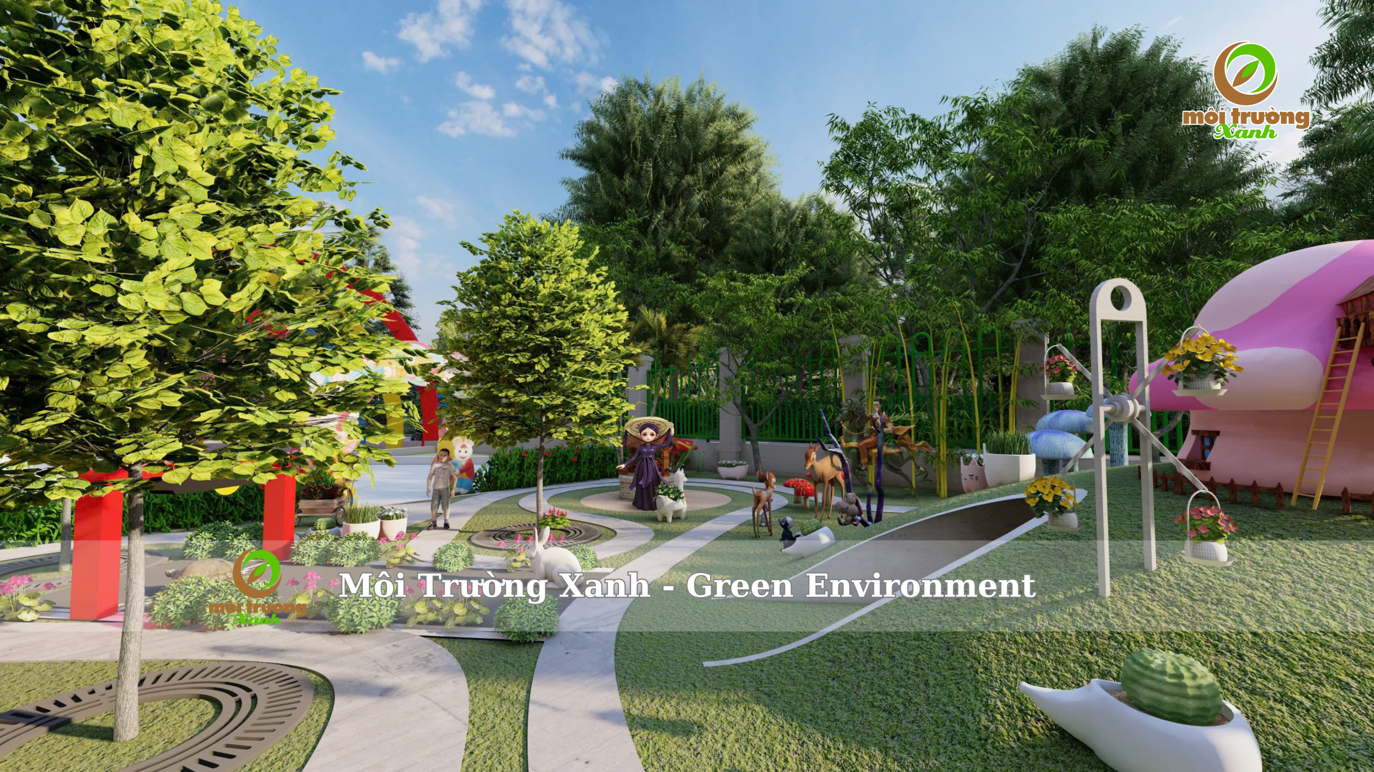 dự án trường mầm non - môi trường xanh 