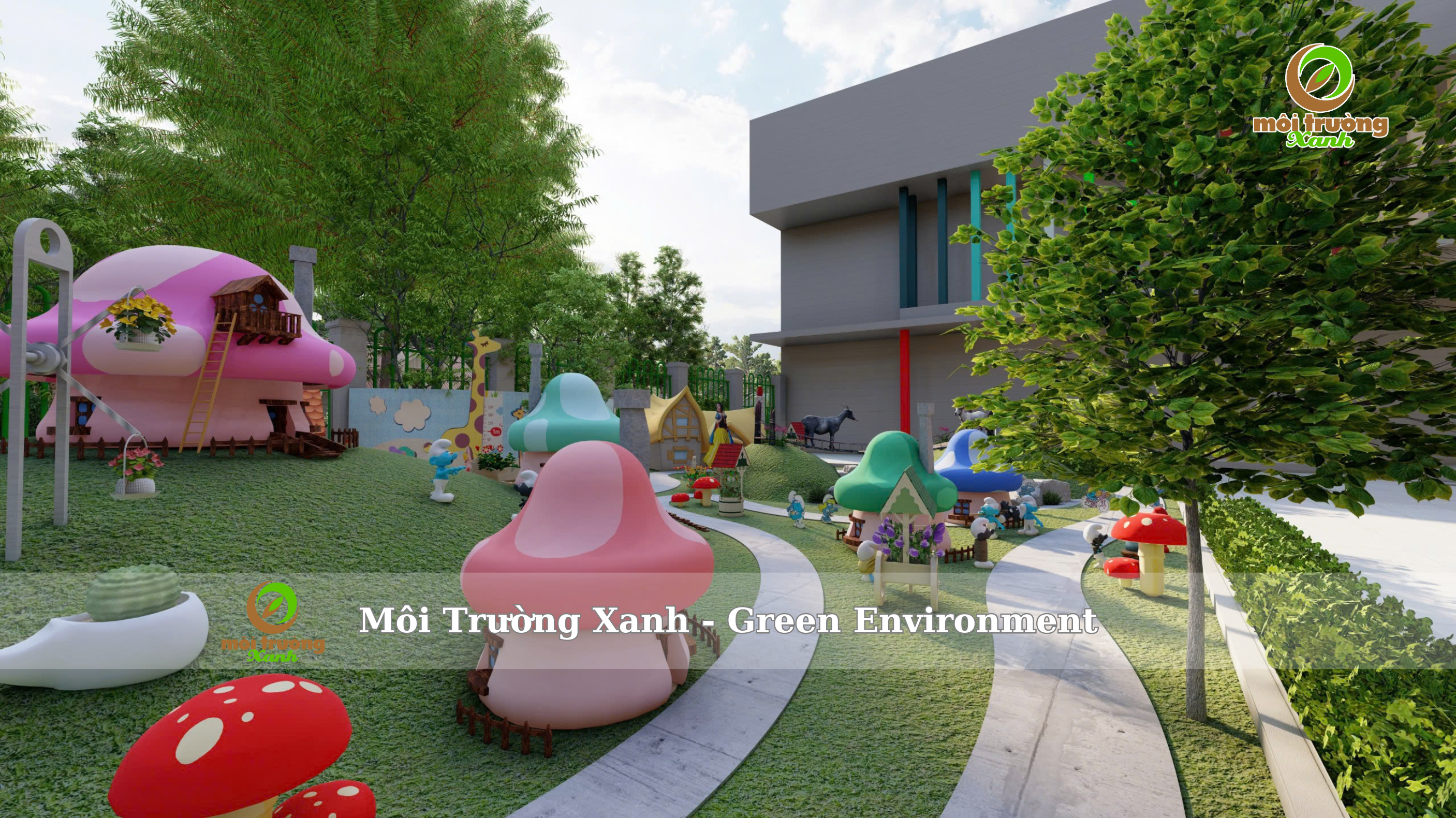 dự án trường mầm non - môi trường xanh 