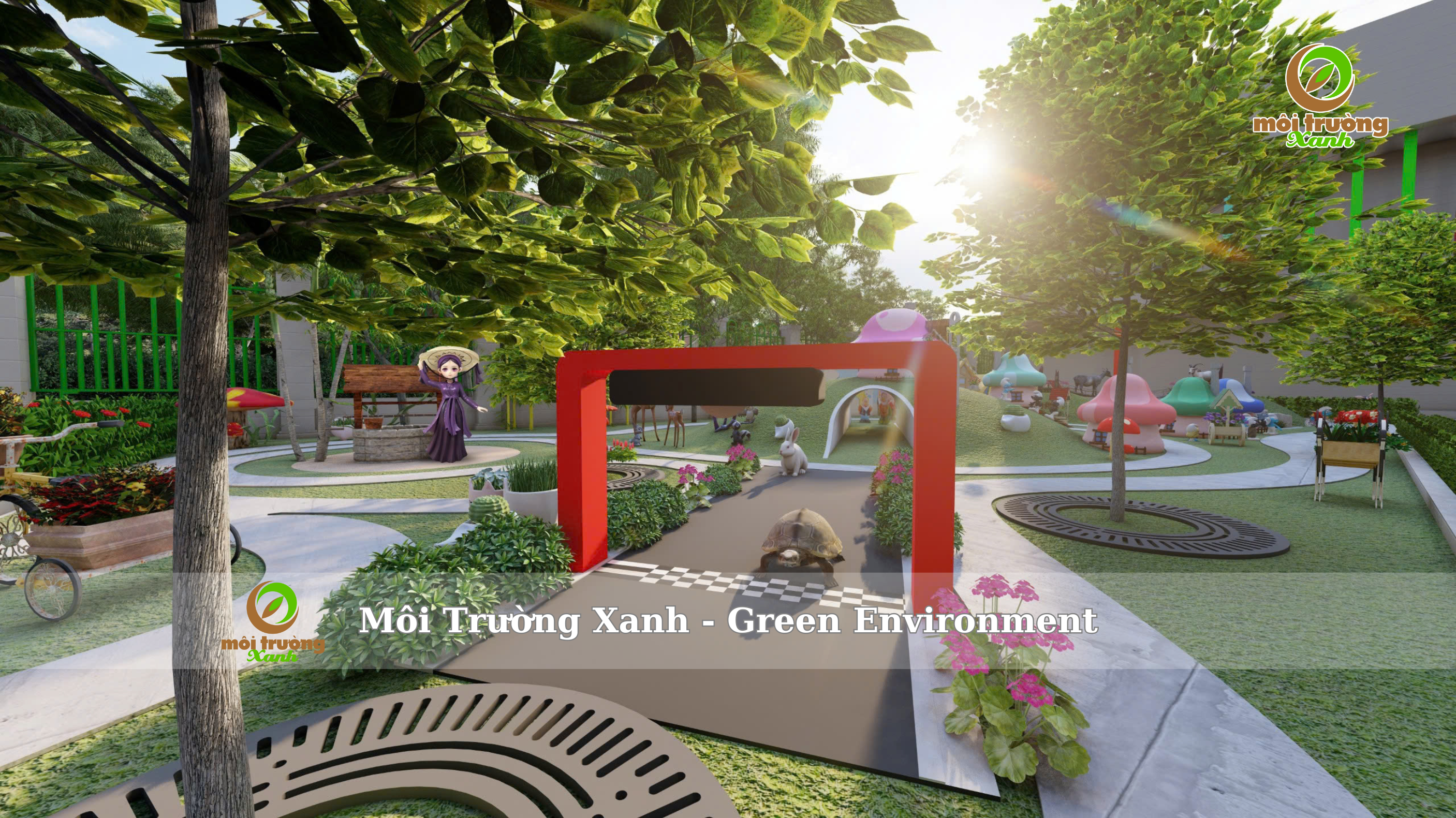 dự án trường mầm non - môi trường xanh 