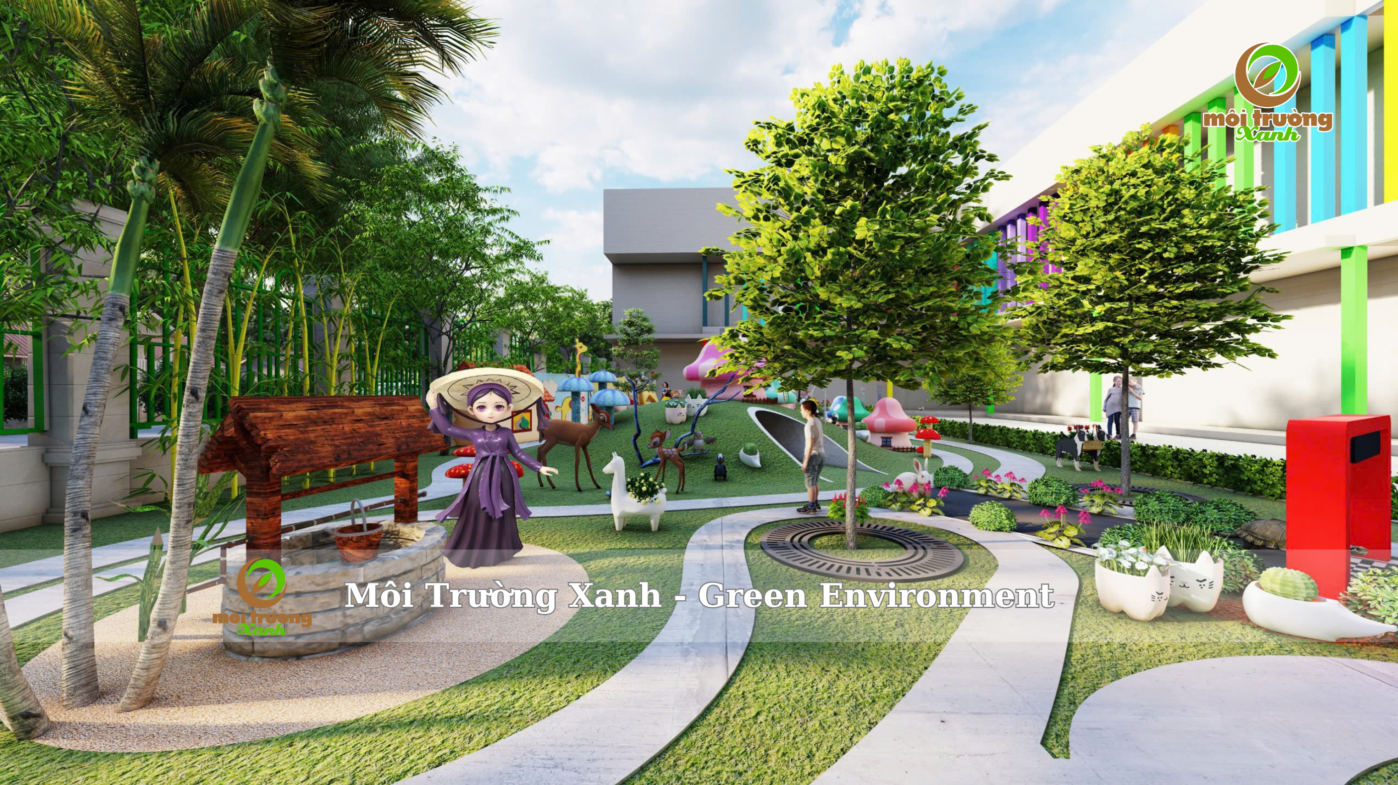 dự án trường mầm non - môi trường xanh 