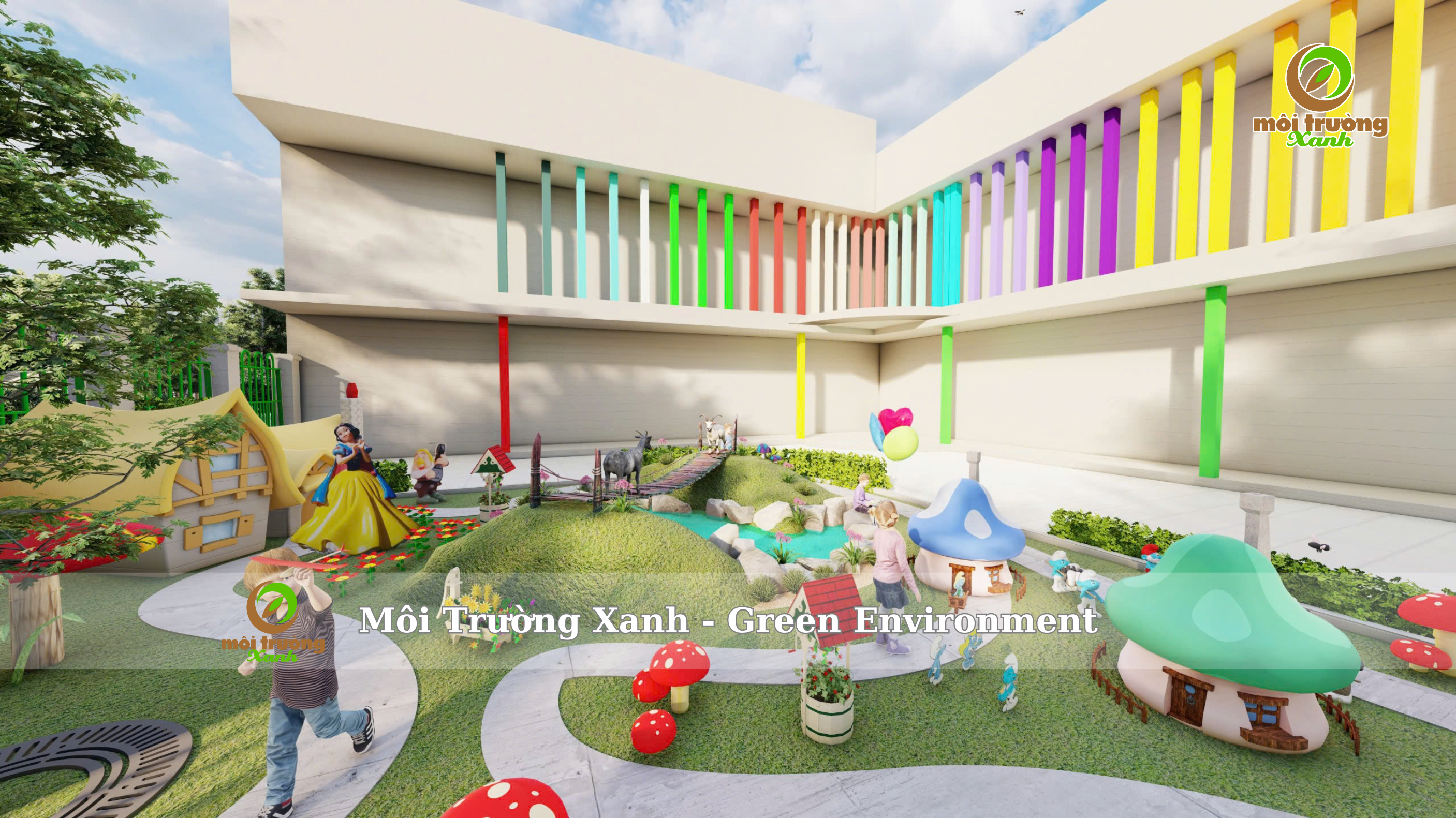 dự án trường mầm non - môi trường xanh 