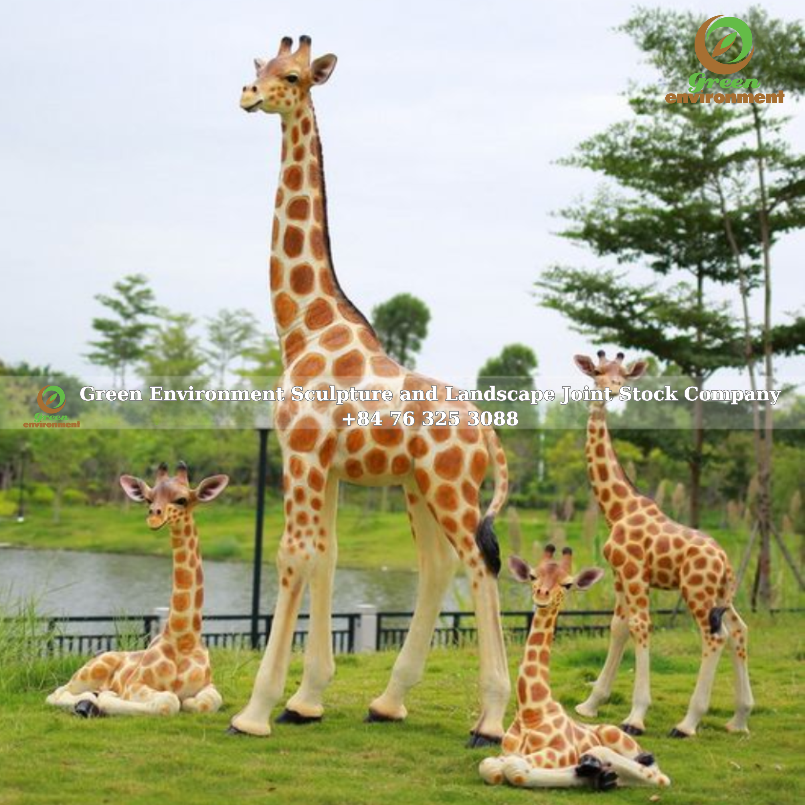 Sculpting and construction of animal statues