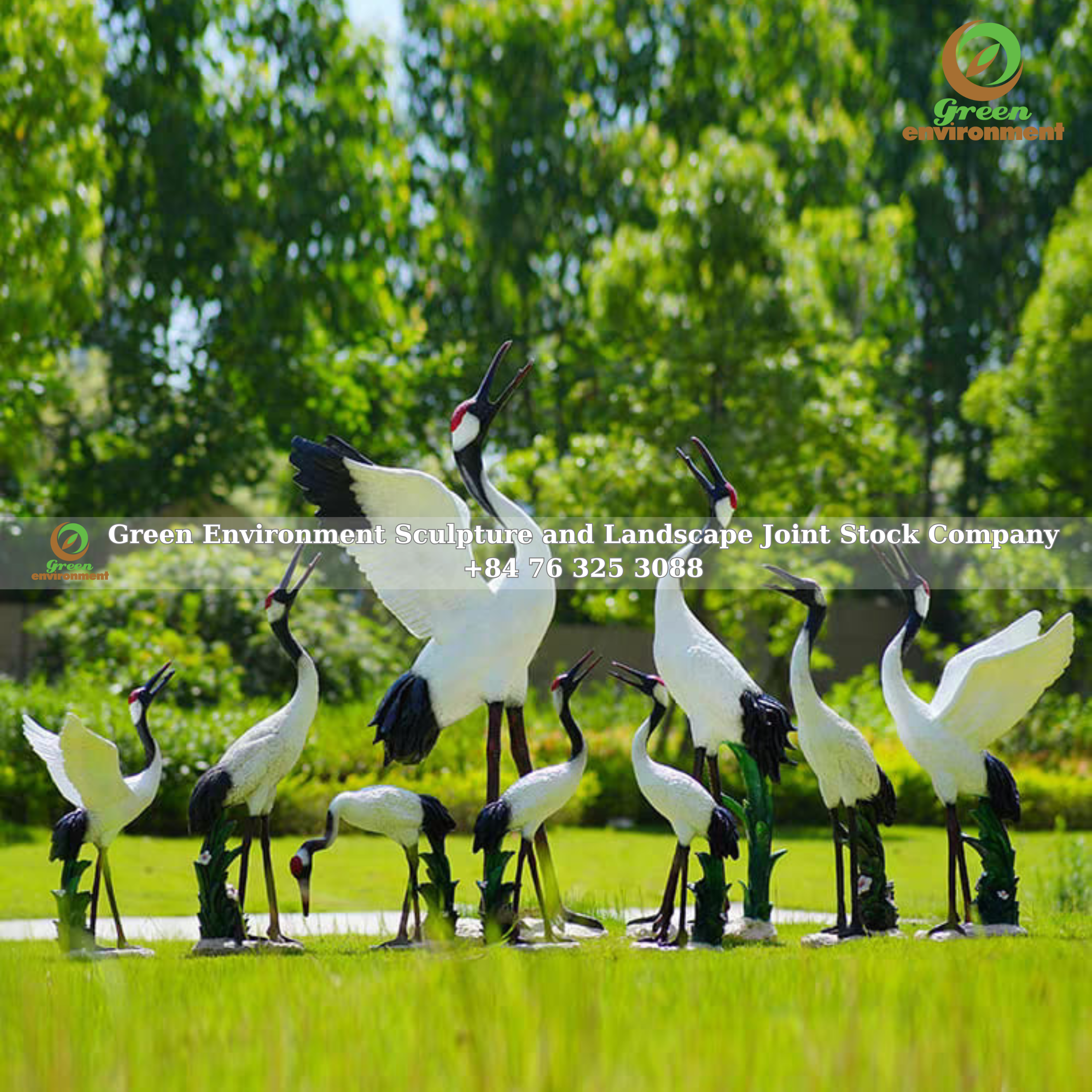 Sculpting and construction services of animal statues