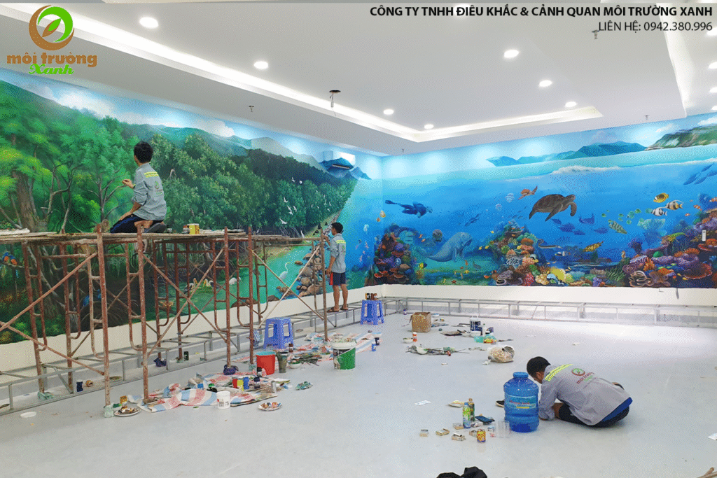 Tranh 3D tai Con Dao 1