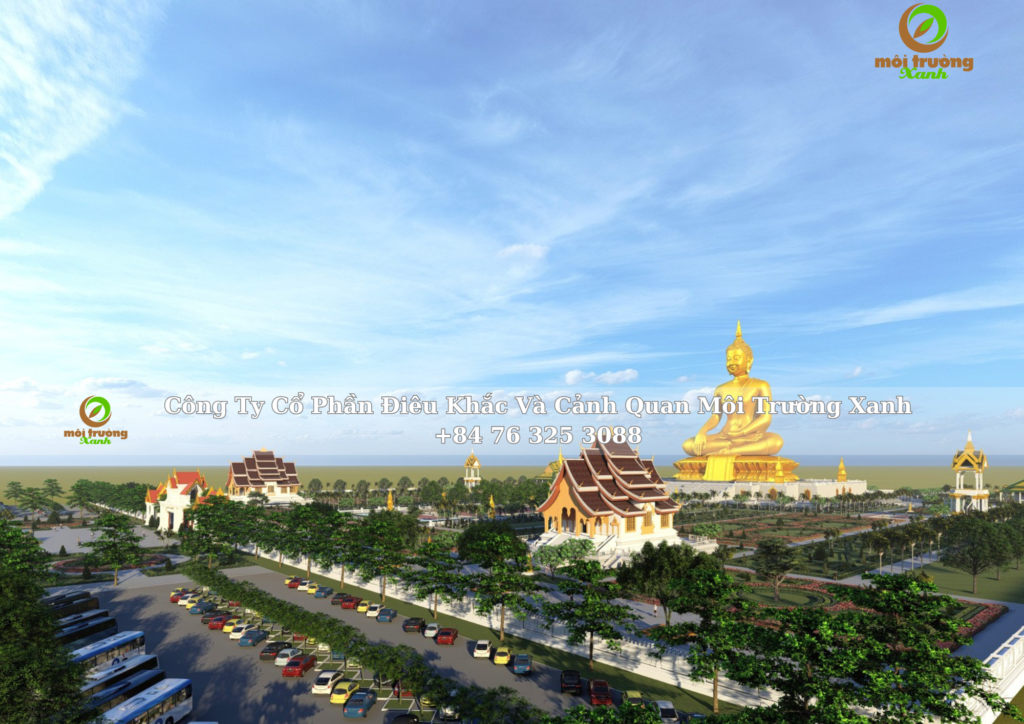 thi công tượng Phật