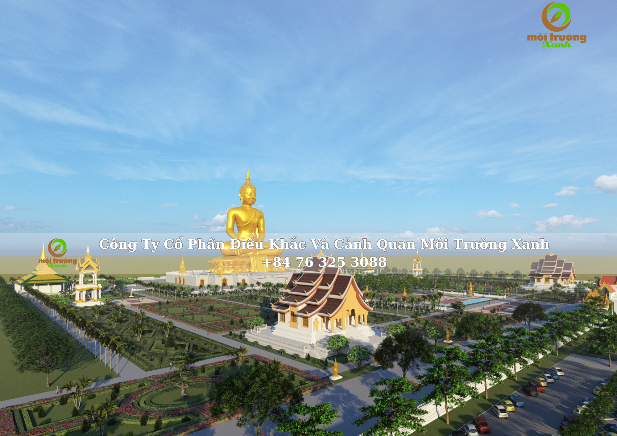 thi công tượng phật