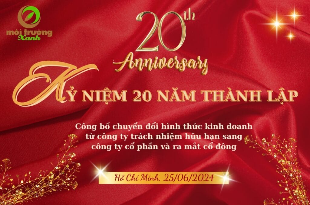 Kỉ niệm 20 thành lập công ty cổ phần điêu khắc và cảnh quan Môi Trường Xanh