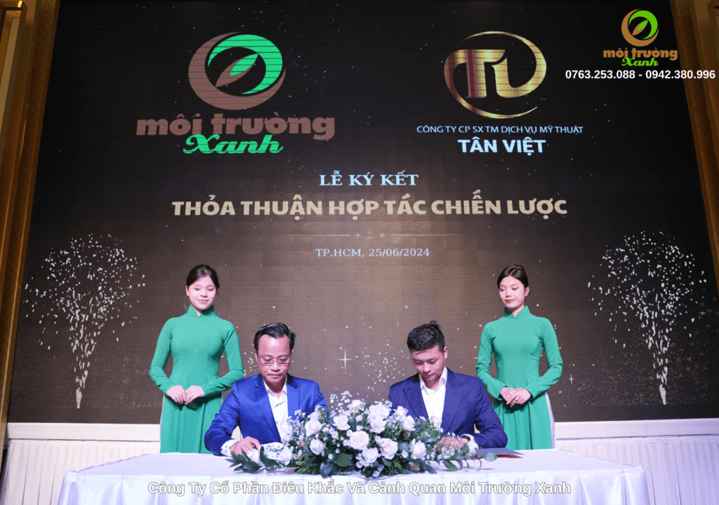 Thỏa thuận hợp tác chiến lược Môi Trường Xanh và các đối tác chiến lược 2024: Bước tiến mới cho doanh nghiệp 3 Lễ ký kết thỏa thuận hợp tác chiến lược Môi Trường Xanh