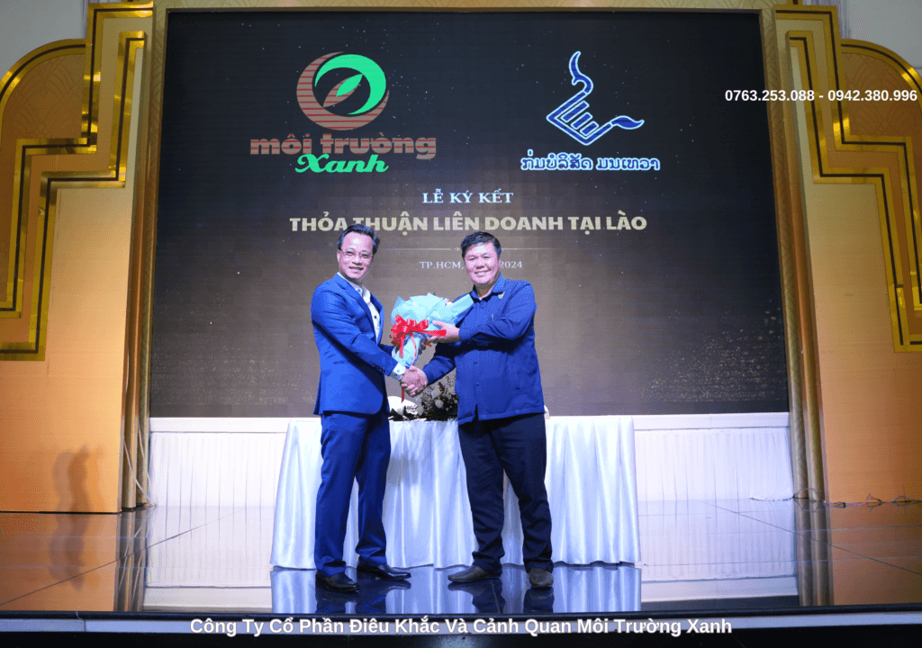 Môi Trường Xanh đã chính thức ký thỏa thuận liên doanh tại Lào với tập đoàn Mountheva. 