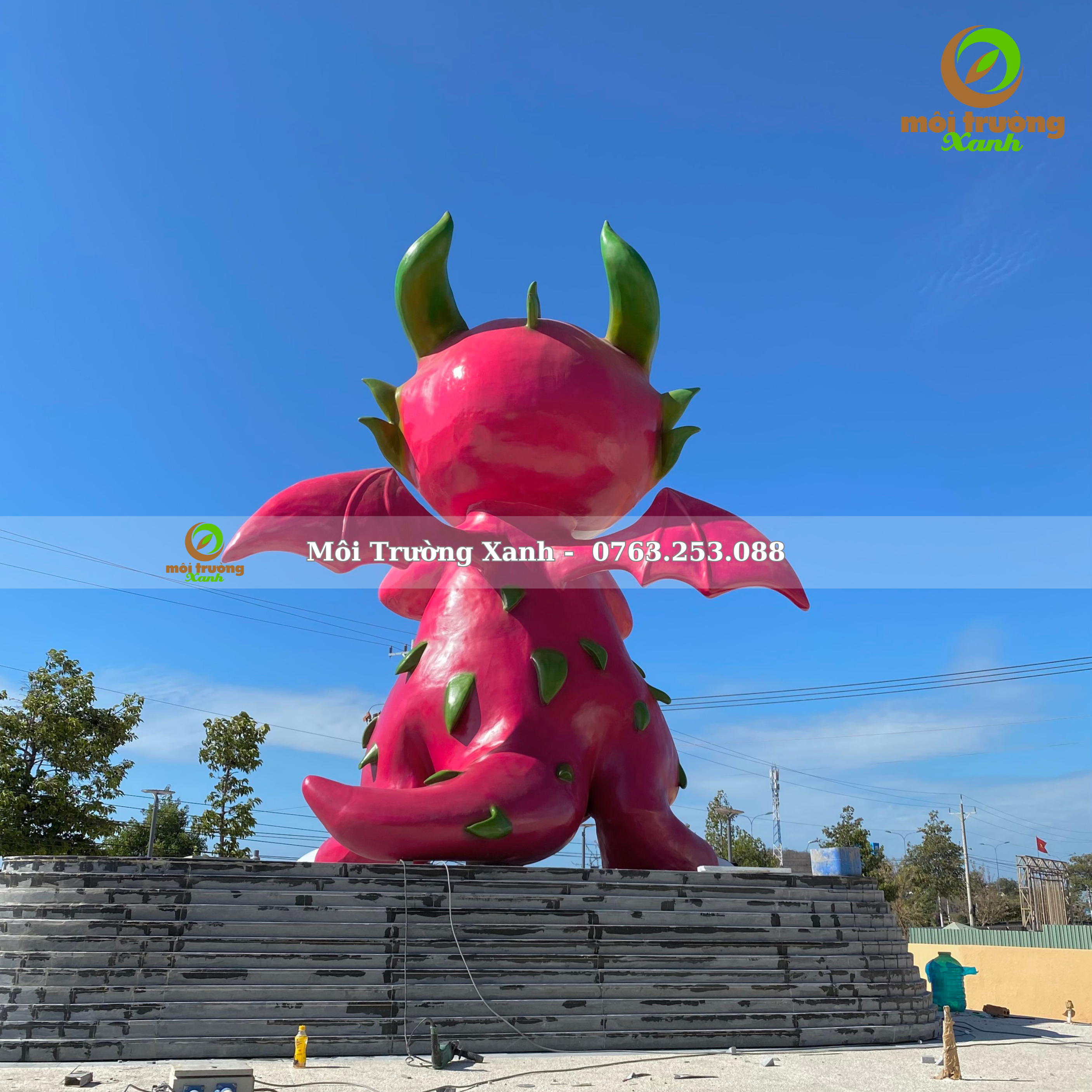 Tượng rồng thanh long - môi trường xanh