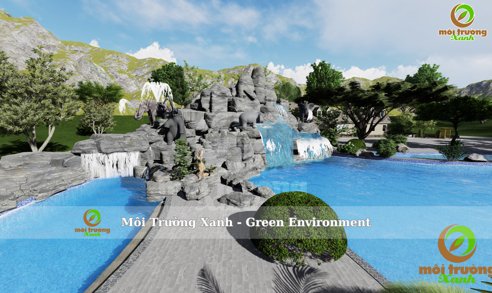 THIẾT KẾ HỒ BƠI TẠI TUYÊN QUANG - MÔI TRƯỜNG XANH (1)
