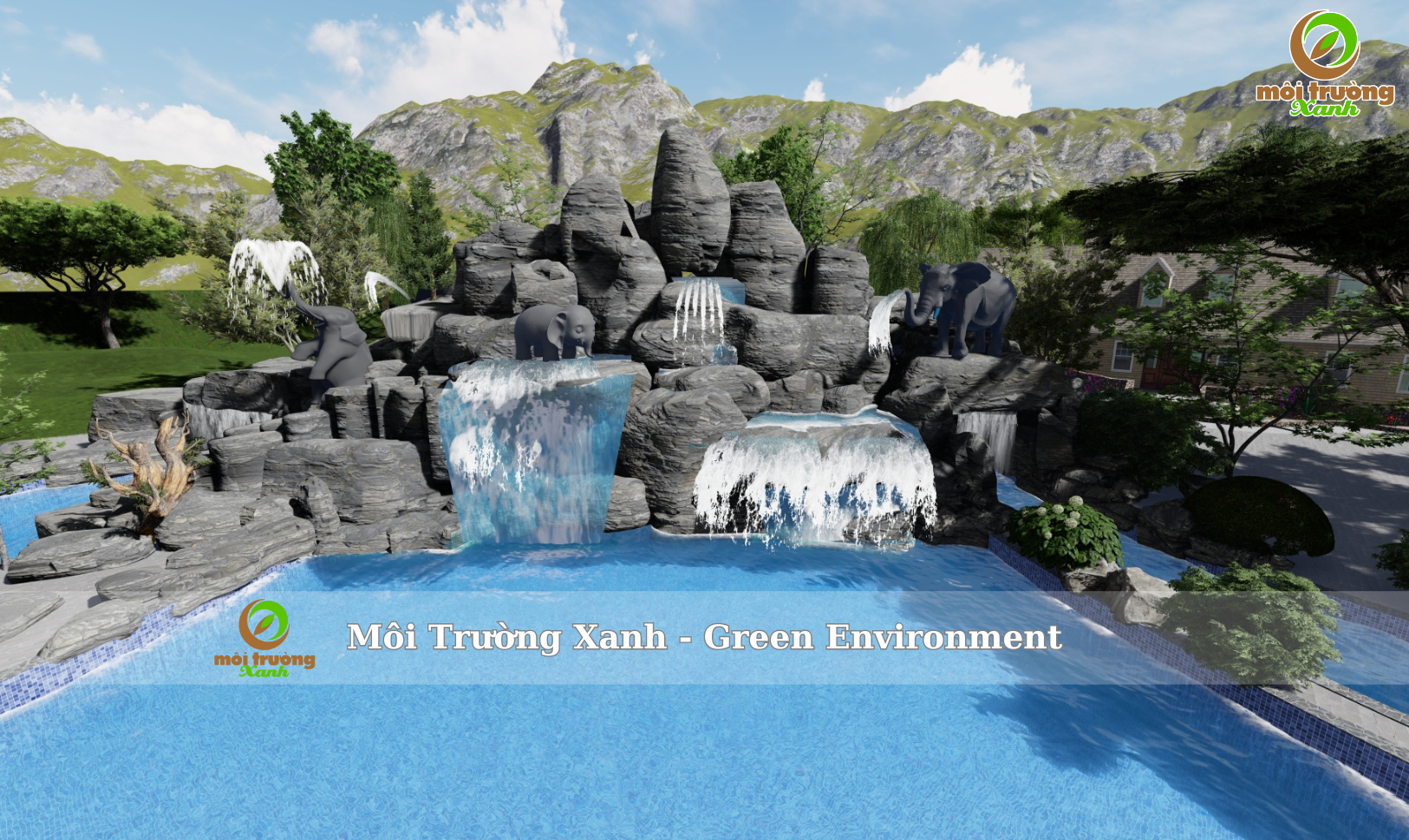 THIẾT KẾ HỒ BƠI TẠI TUYÊN QUANG - MÔI TRƯỜNG XANH (1)