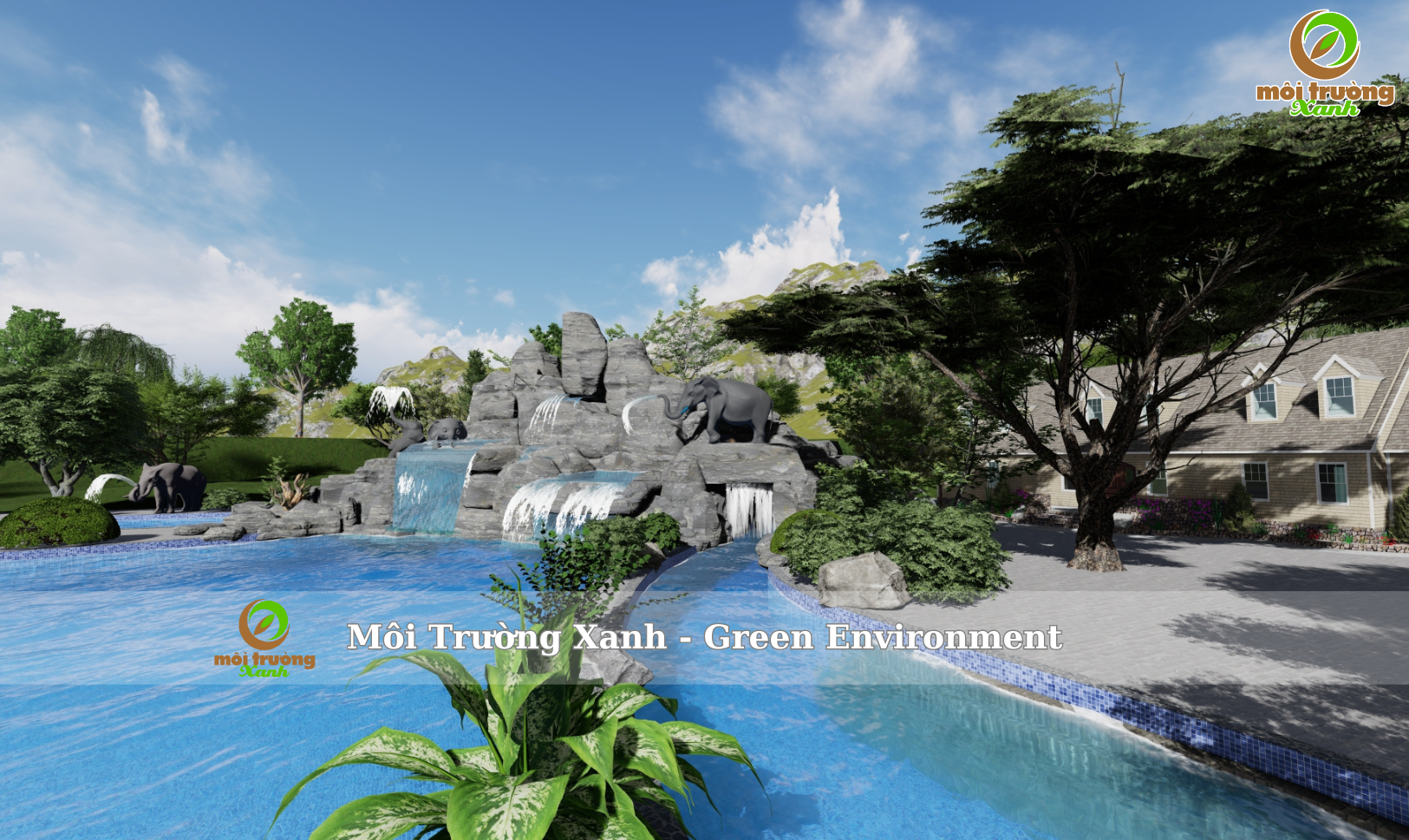 THIẾT KẾ HỒ BƠI TẠI TUYÊN QUANG - MÔI TRƯỜNG XANH (1)