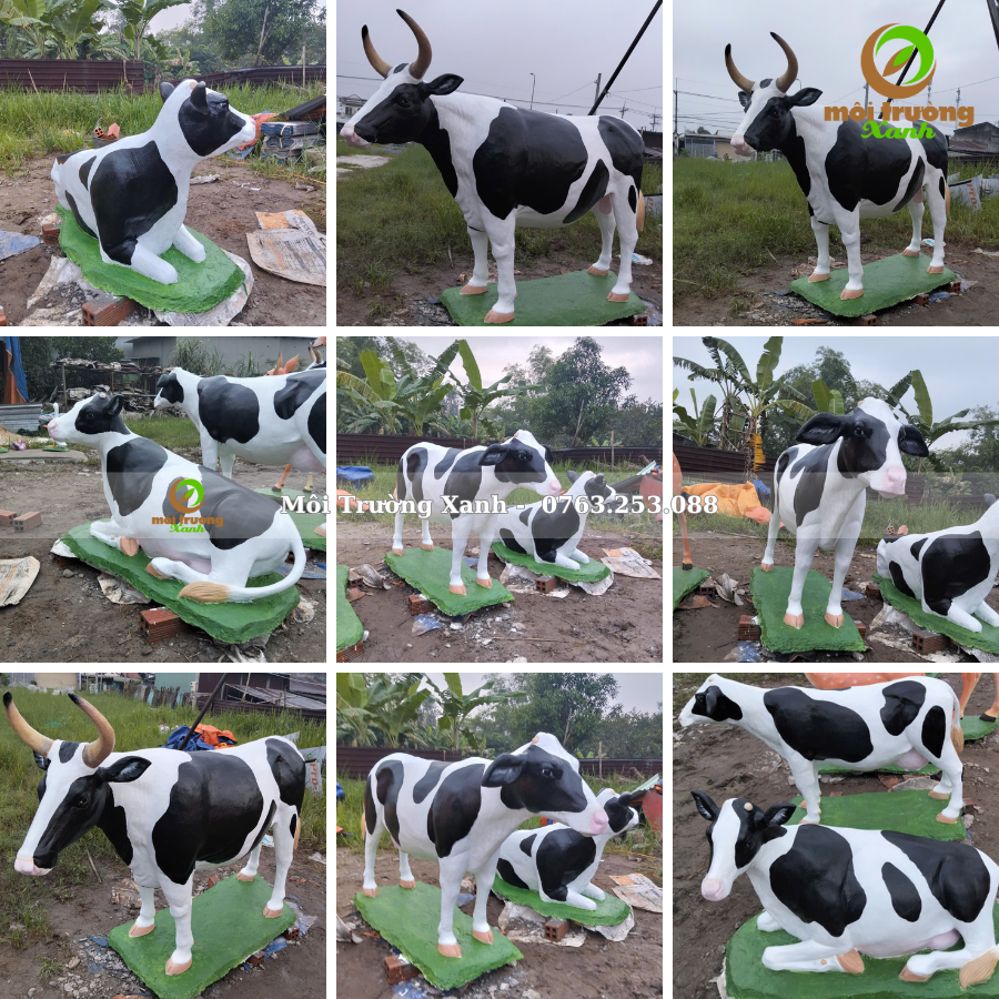 TƯỢNG BÒ SỮA – MÔI TRƯỜNG XANH