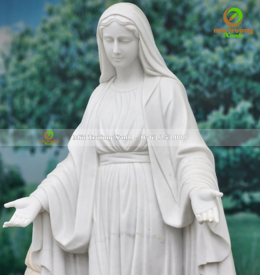 TƯỢNG ĐỨC MẸ BAN ƠN- môi trường xanh