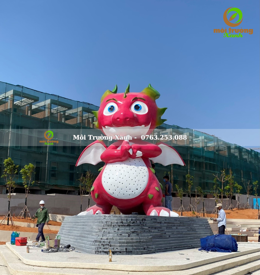 TƯỢNG RỒNG THANH LONG - môi trường xanh