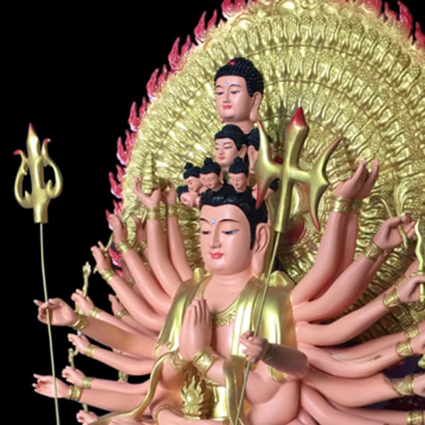 Tuong Ngai Thien Thu Thien Nhan Nghin Tay Nghin Mat Chat Lieu Composite Cao 96cm 4