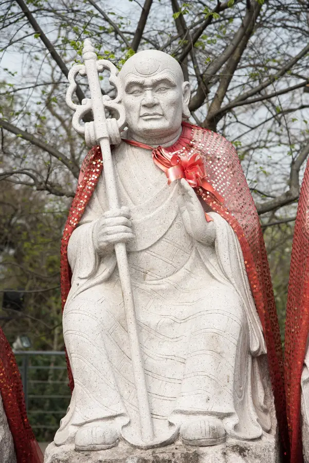 arhat statue photo was taken mount jiuhua park nanjing city china photo was taken as 53474832