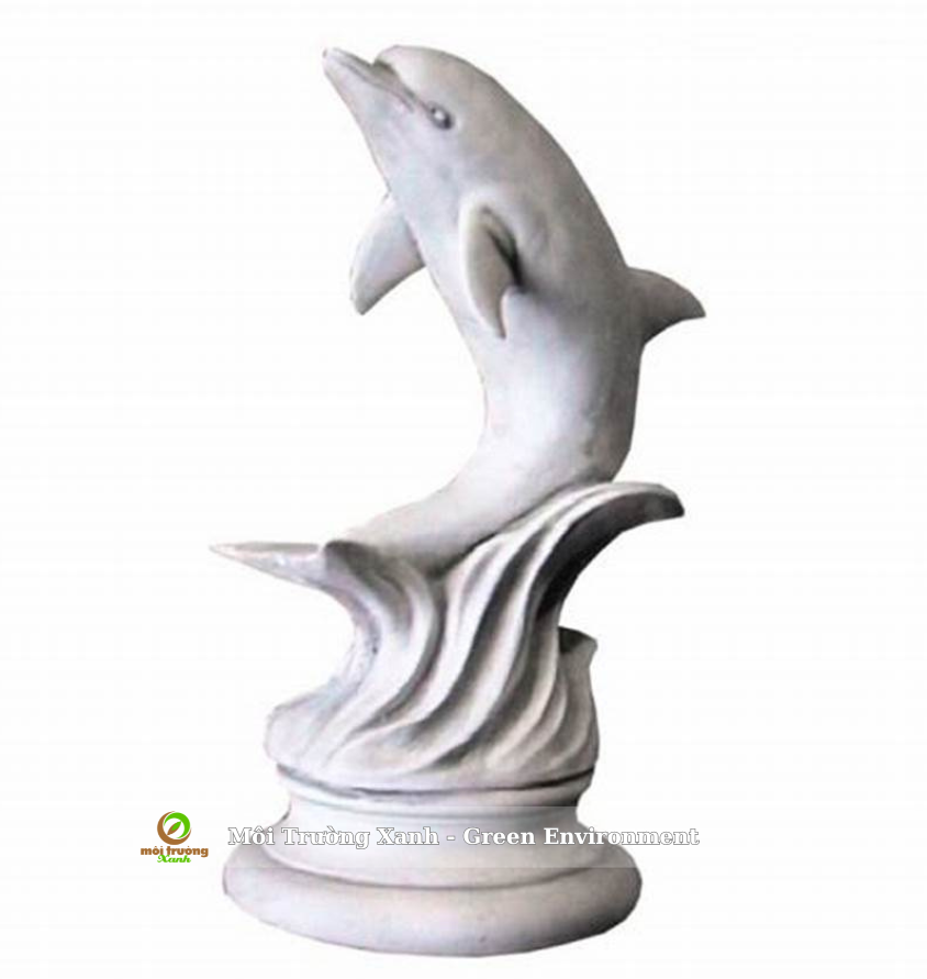 Tượng cá heo lớn - môi trường xanh