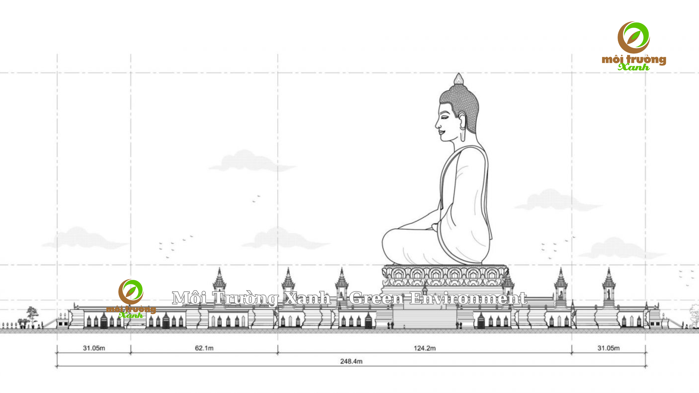 dự án tượng phật 108m - môi trường xanh