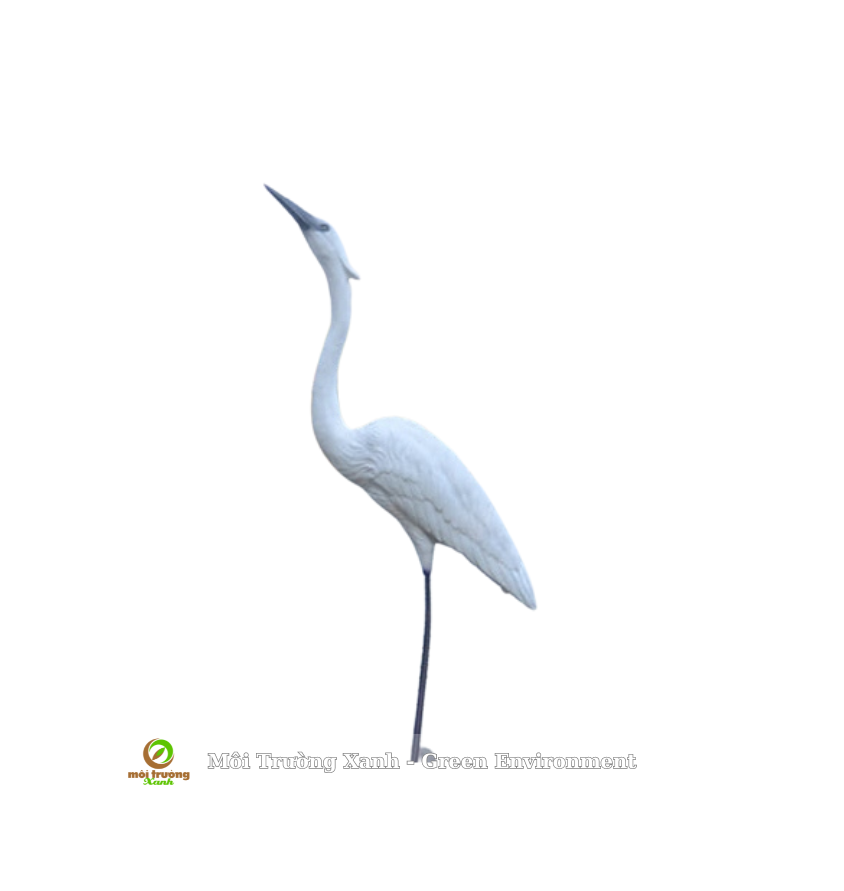 tượng cò - môi trường xanh (1)