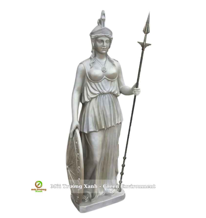 tượng nữ chiến binh - môi trường xanh (3)