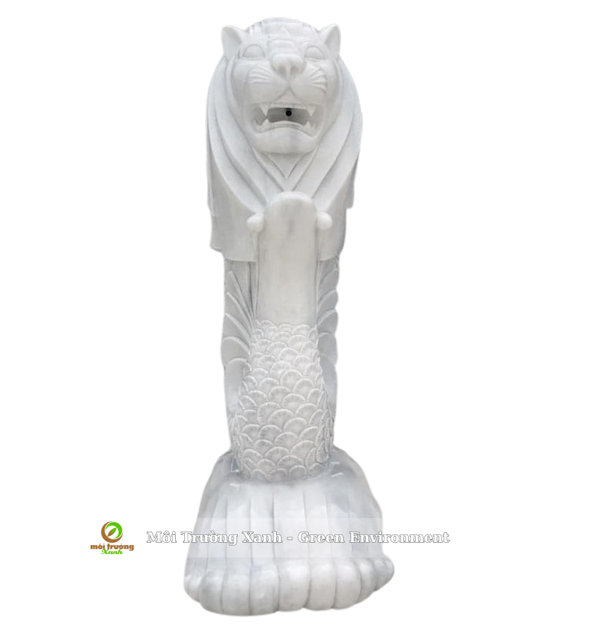 tượng sư tử - môi trường xanh