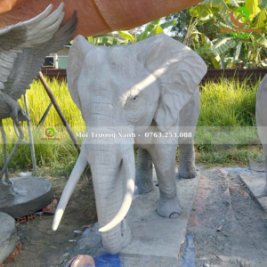 TƯỢNG VOI 13 tượng voi xi măng