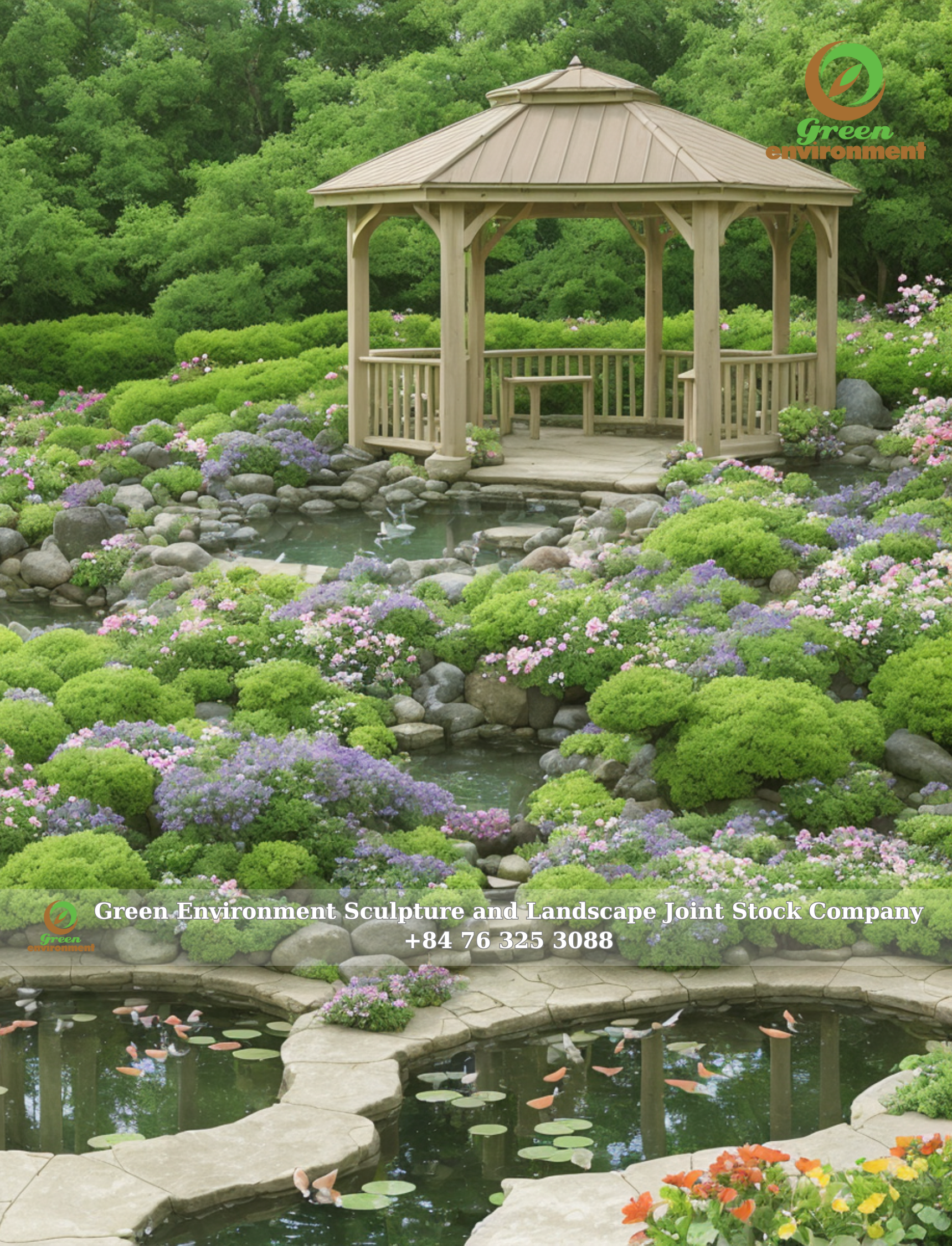 EUROPEAN STYLE GARDEN LANDSCAPE