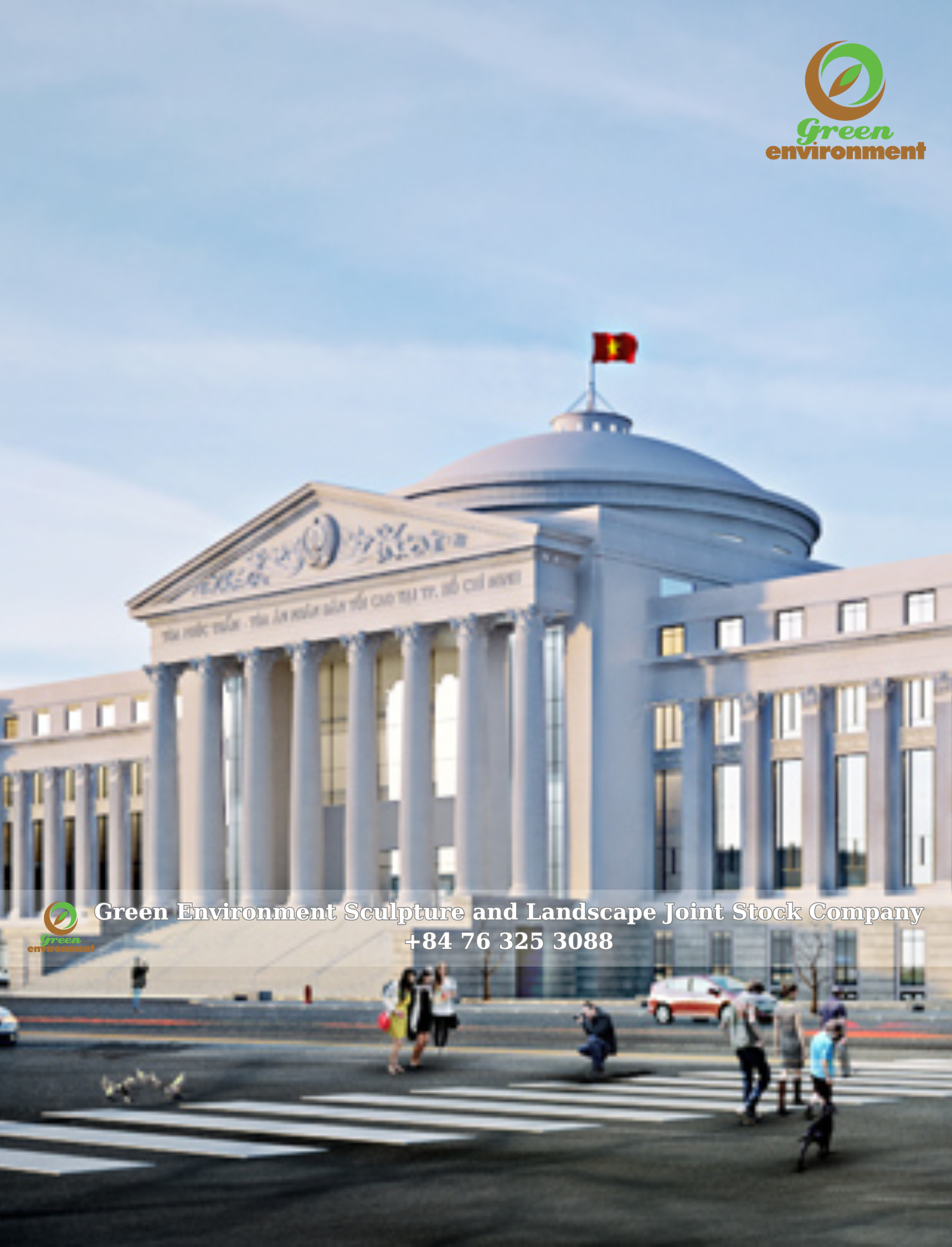 SCULPTURE CONSTRUCTION, COMPLETION OF THE SOUTHERN SUPREME COURT