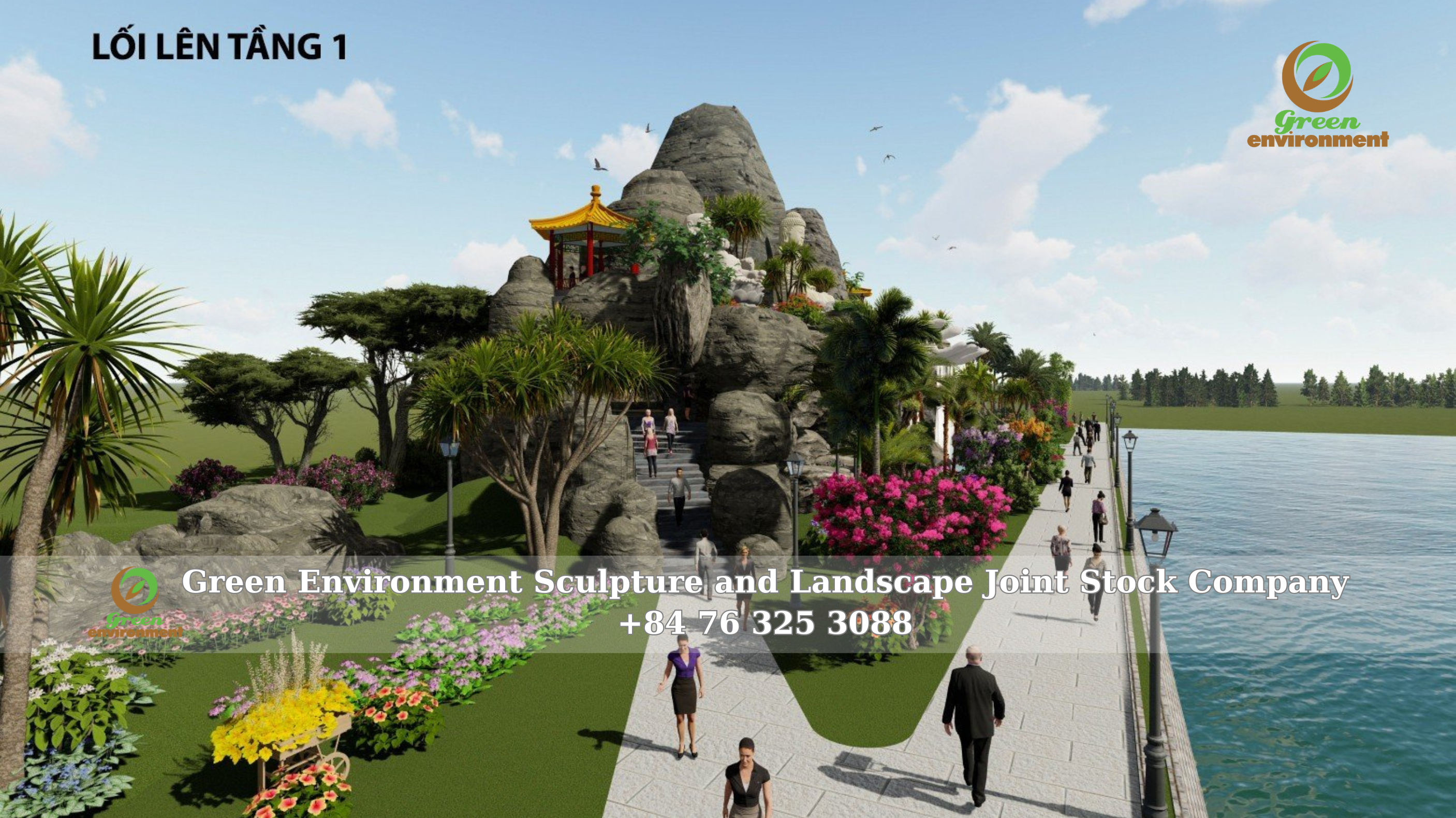 ARTIFICIAL WATERFALL MOUNTAIN IDEA OF THIEN TRUC PAGODA – BAC LIEU