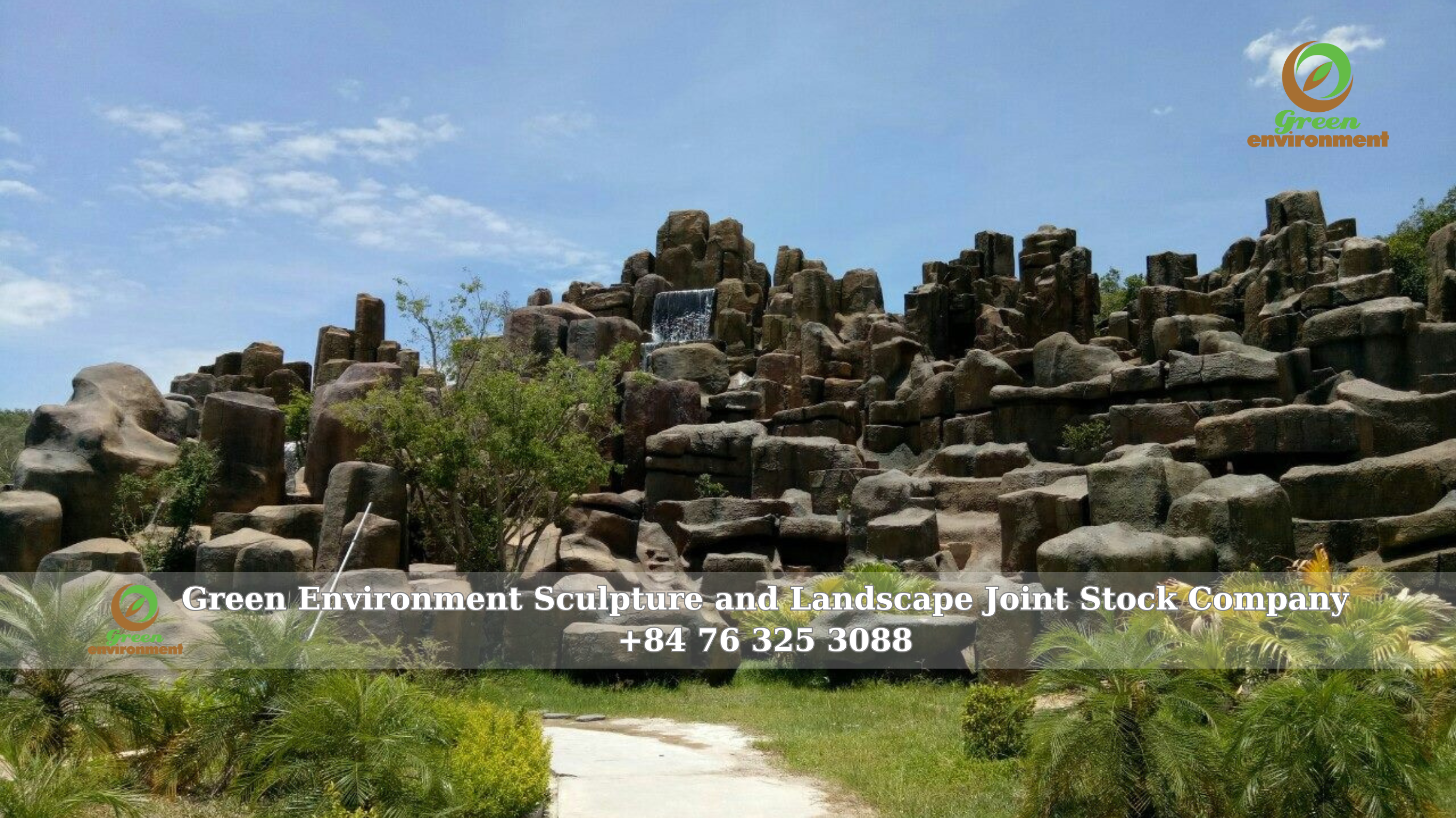 ARTIFICIAL WATERFALL OF MUONG THANH ECO-PARK – NGHE AN IN 2014