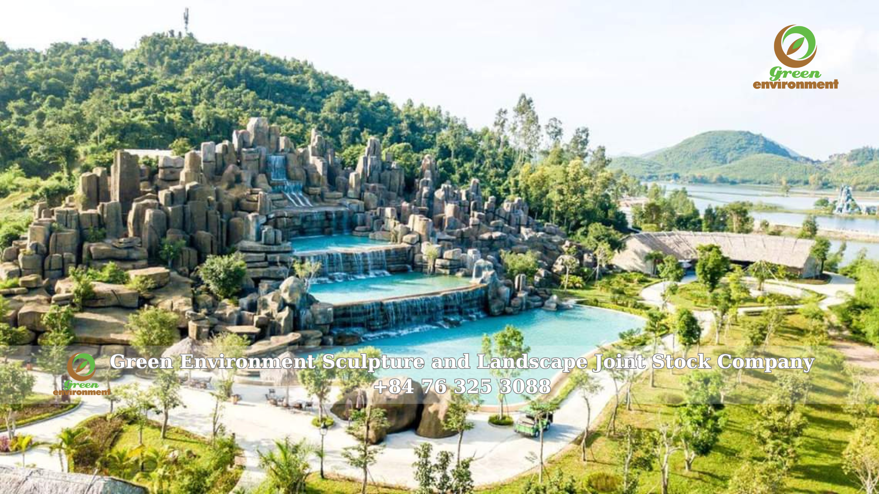 ARTIFICIAL WATERFALL OF MUONG THANH ECO-PARK – NGHE AN IN 2014