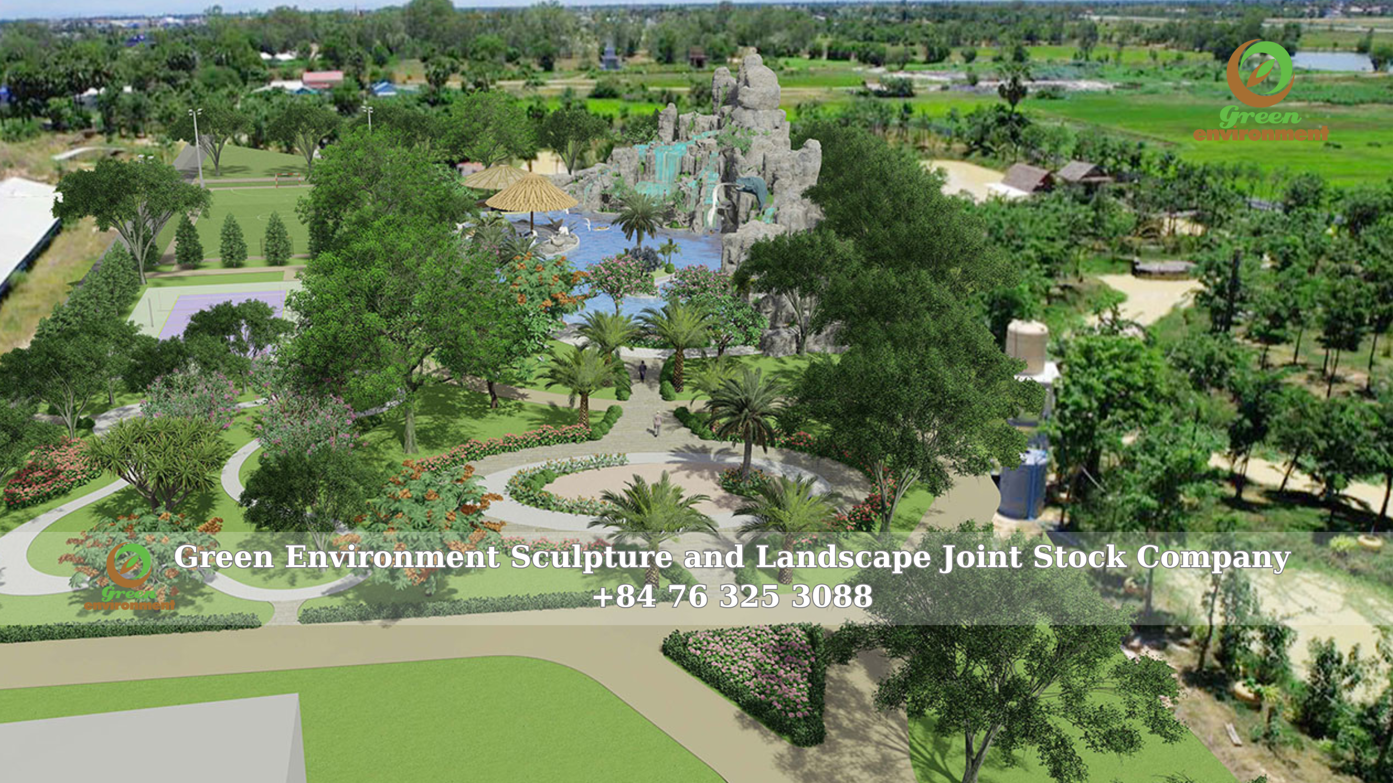 ARTIFICIAL WATERFALLS IN KANDAL – CAMBODIA