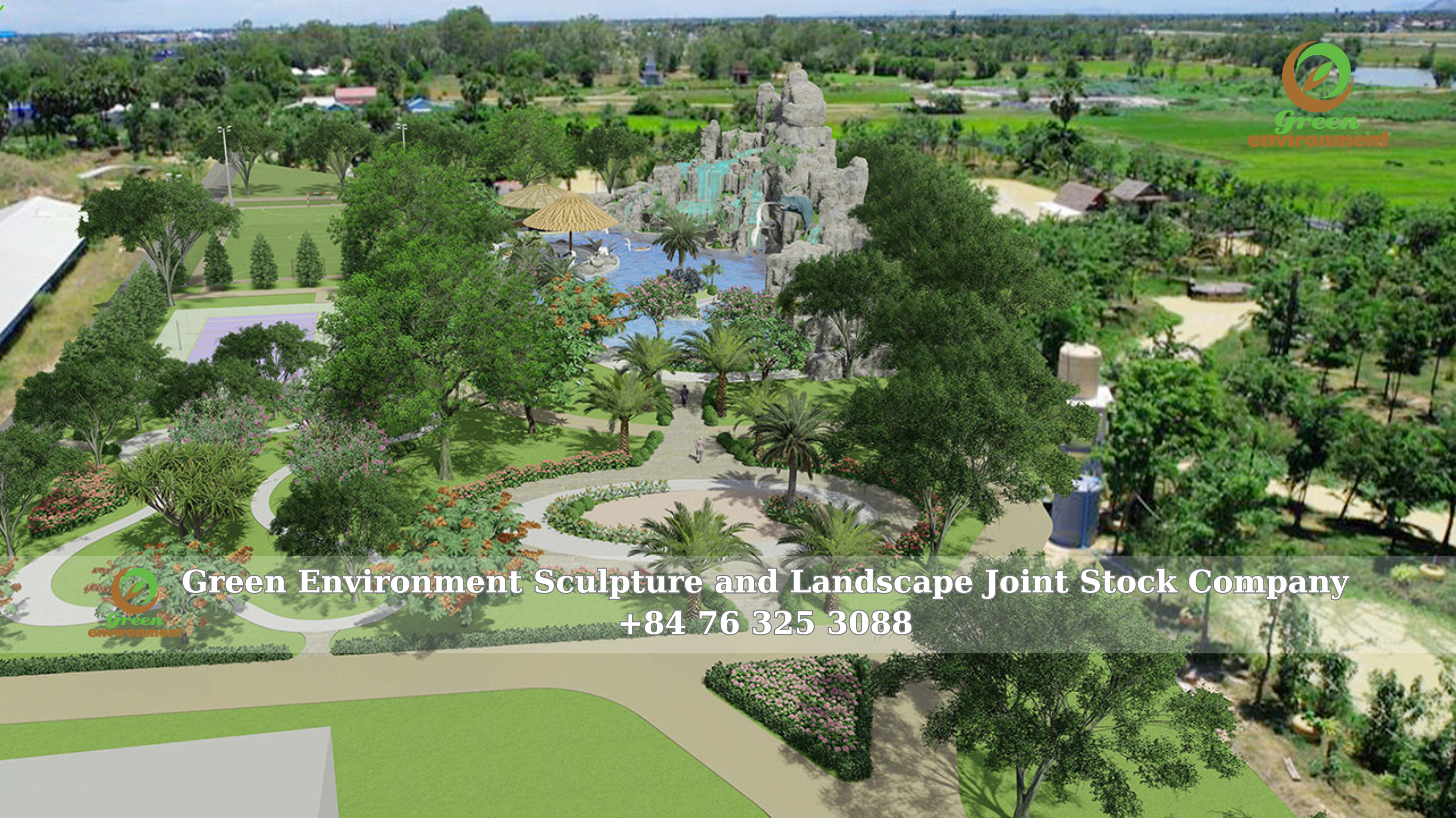 ARTIFICIAL WATERFALLS IN KANDAL – CAMBODIA