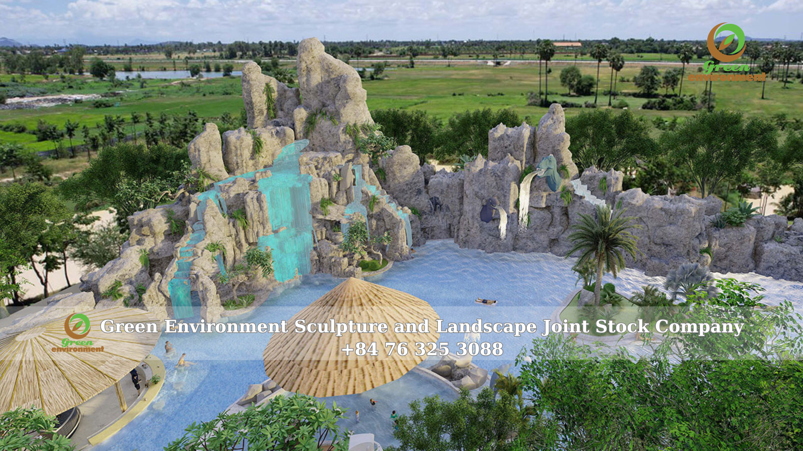 ARTIFICIAL WATERFALLS IN KANDAL – CAMBODIA