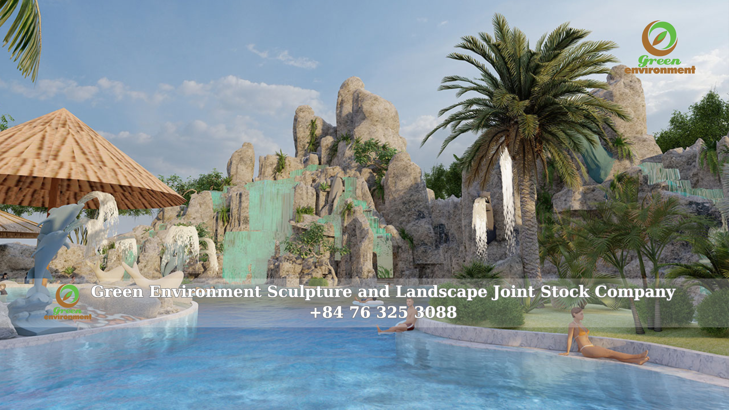 ARTIFICIAL WATERFALLS IN KANDAL – CAMBODIA