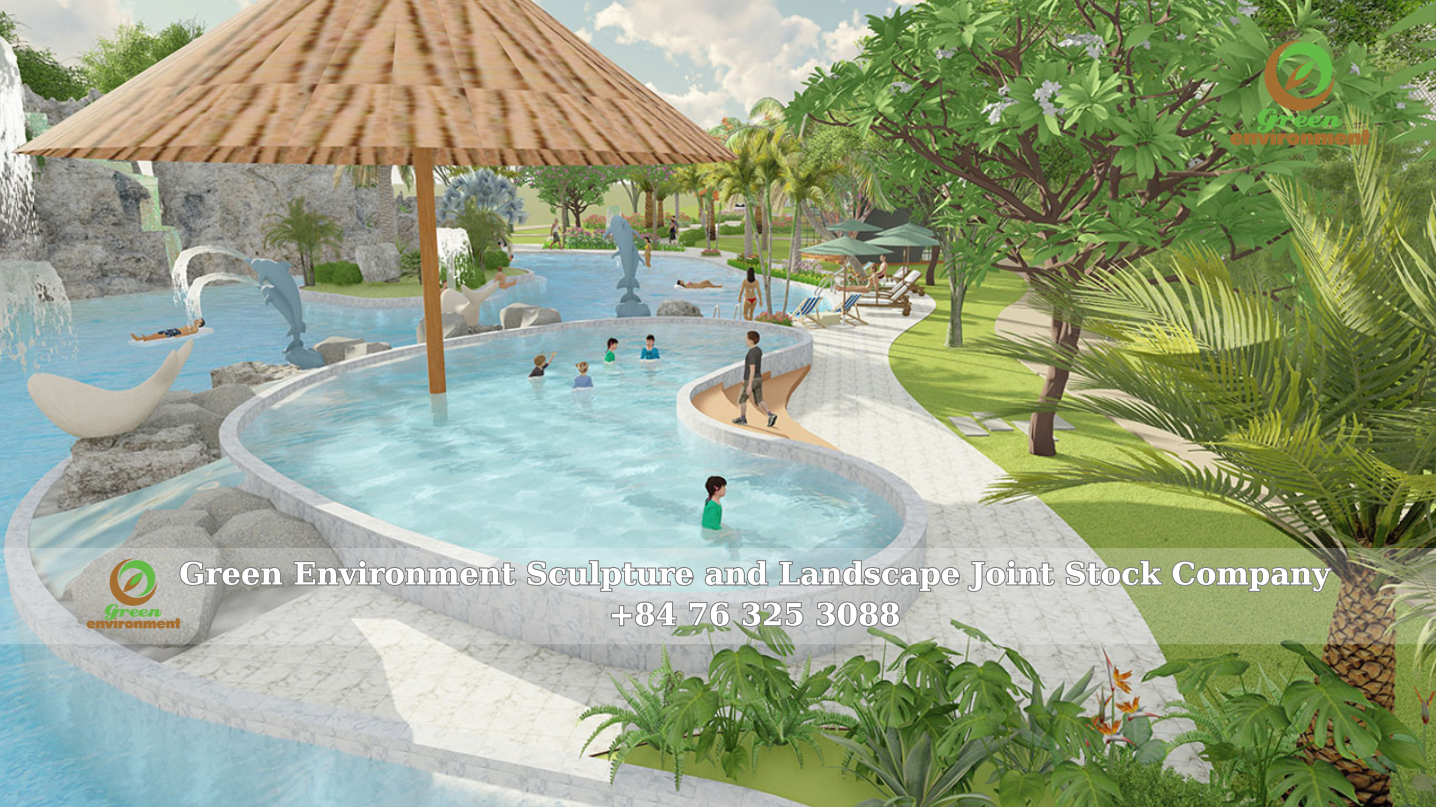 ARTIFICIAL WATERFALLS IN KANDAL – CAMBODIA