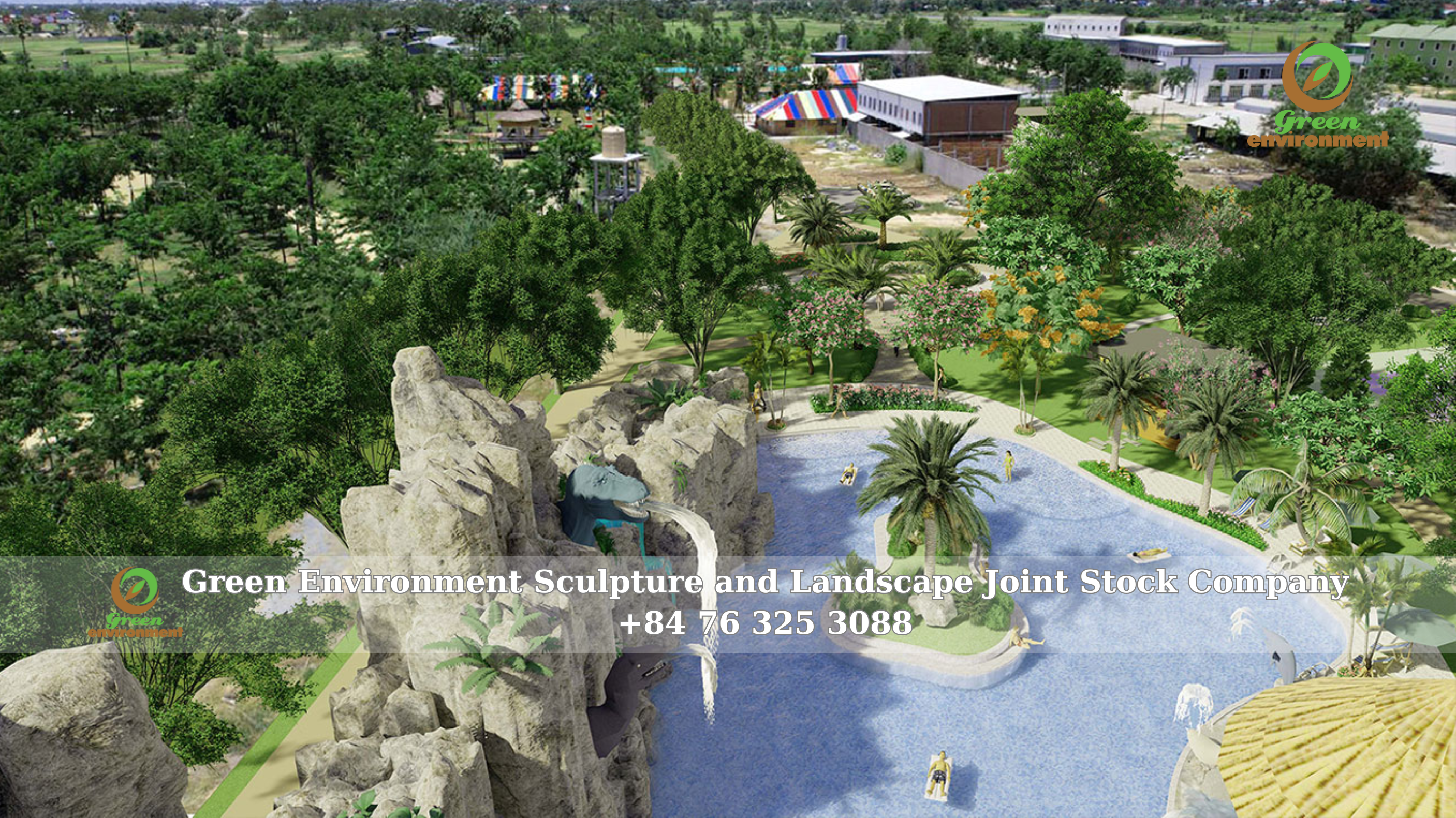 ARTIFICIAL WATERFALLS IN KANDAL – CAMBODIA