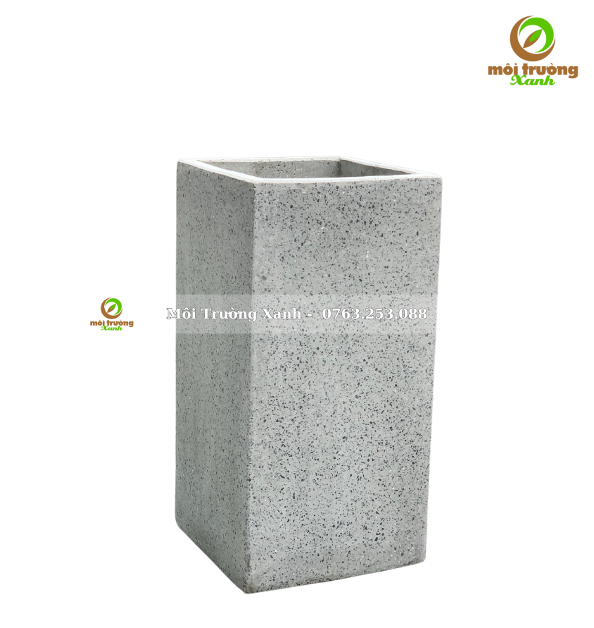 Chậu vuông cao - môi trường xanh 