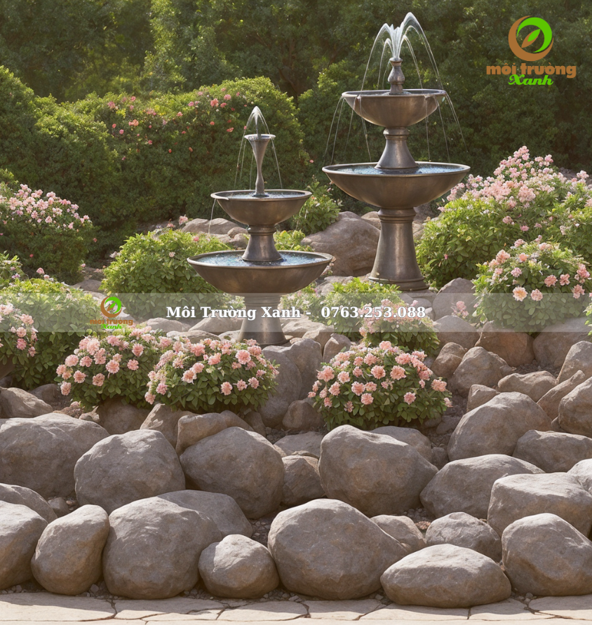 ĐÀI PHUN NƯỚC - môi trường xanh