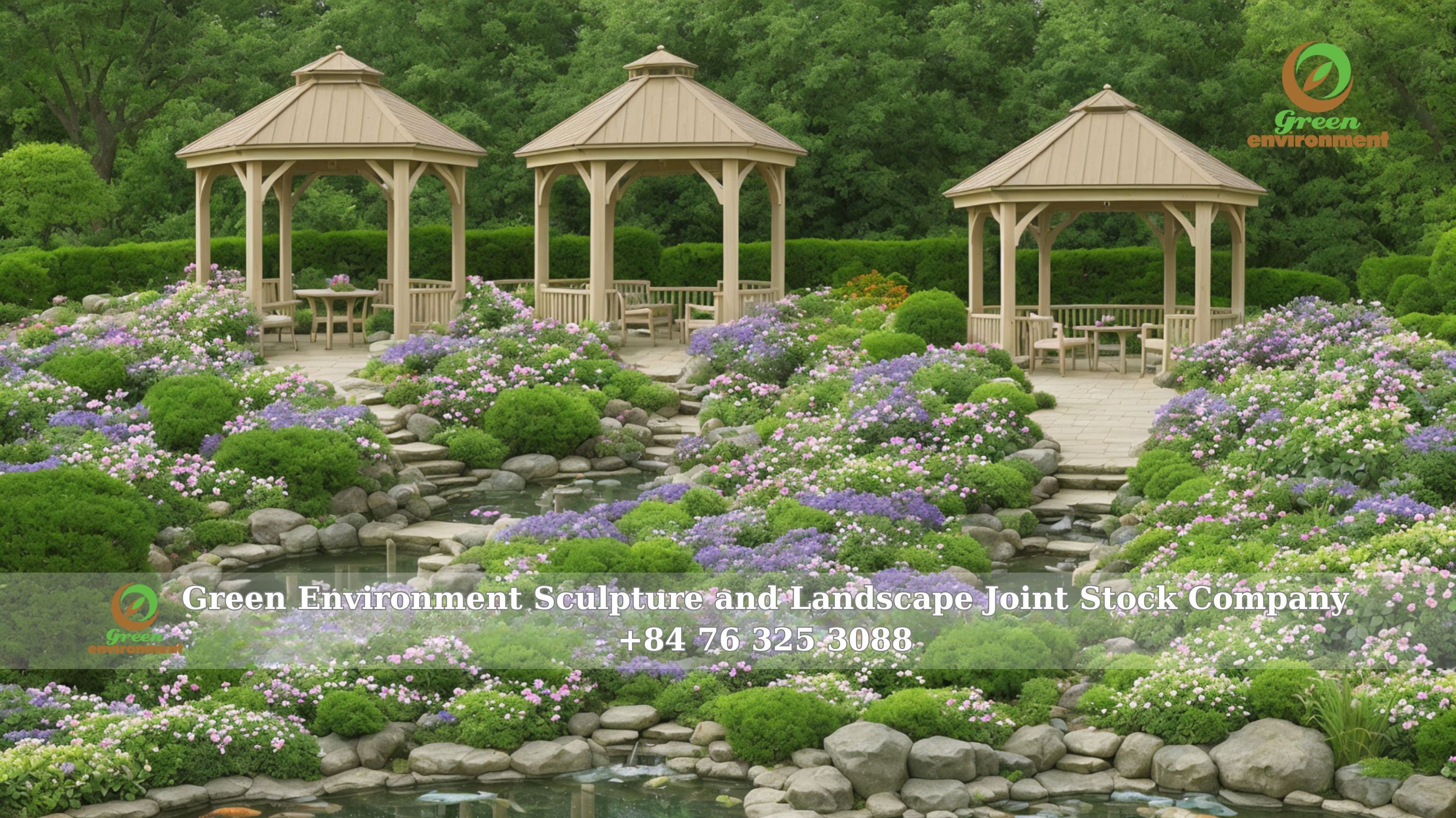 EUROPEAN STYLE GARDEN LANDSCAPE