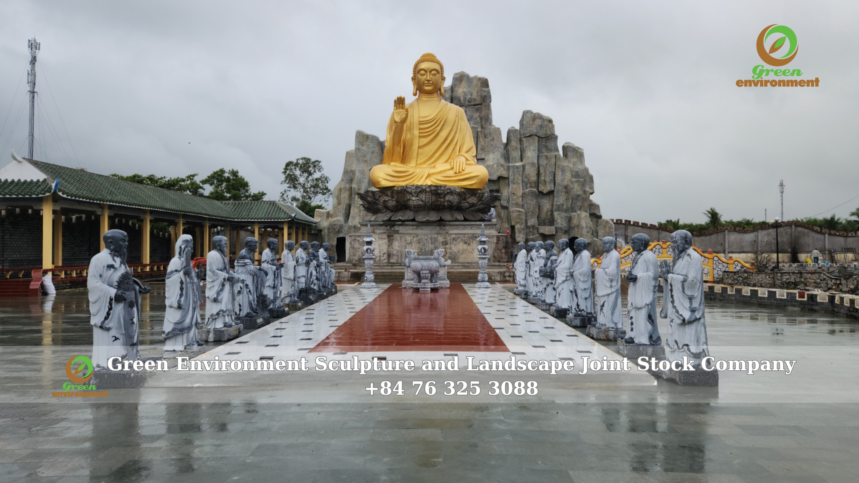 STATUE OF BUDDHA SAKYAMUNI AT LA HAN PAGODA