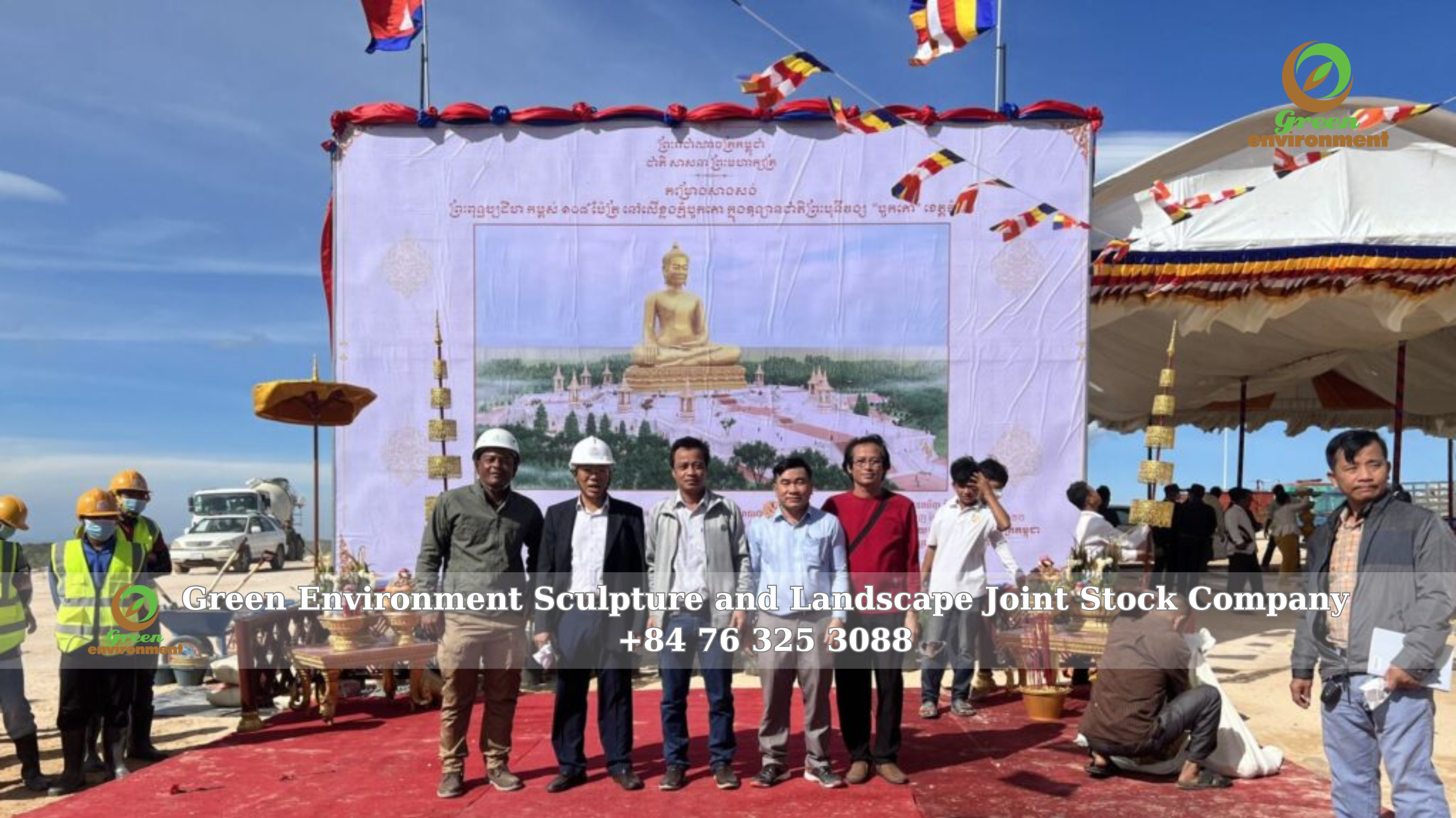 THE WORLD'S NO. 1 TALL SITTING BUDDHA STATUE IN CAMBODIA
