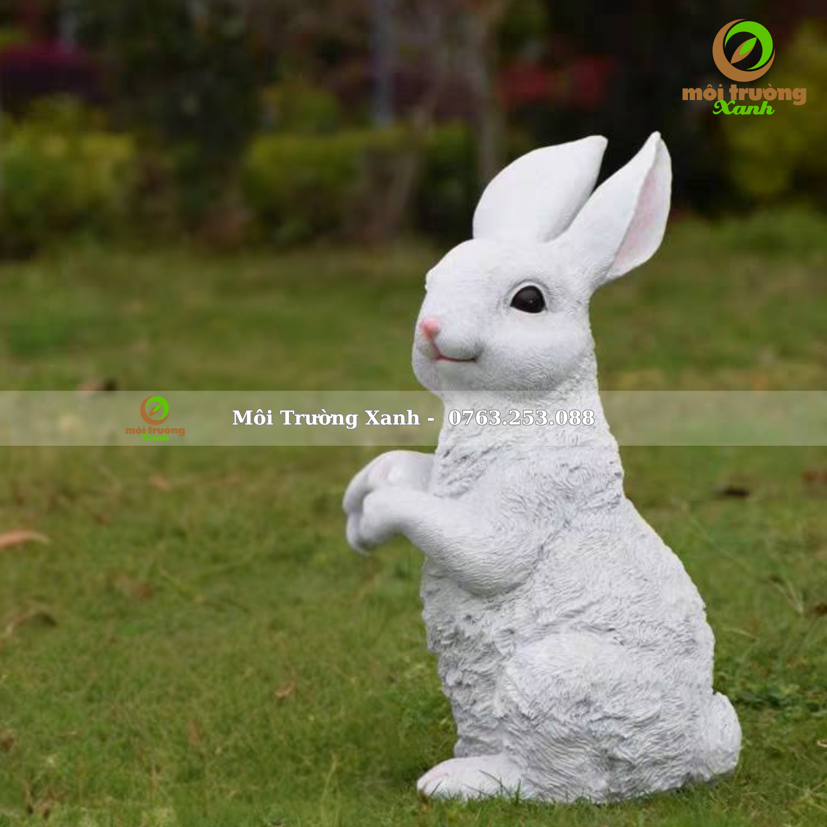 BỘ TƯỢNG GIA ĐÌNH THỎ TRẮNG