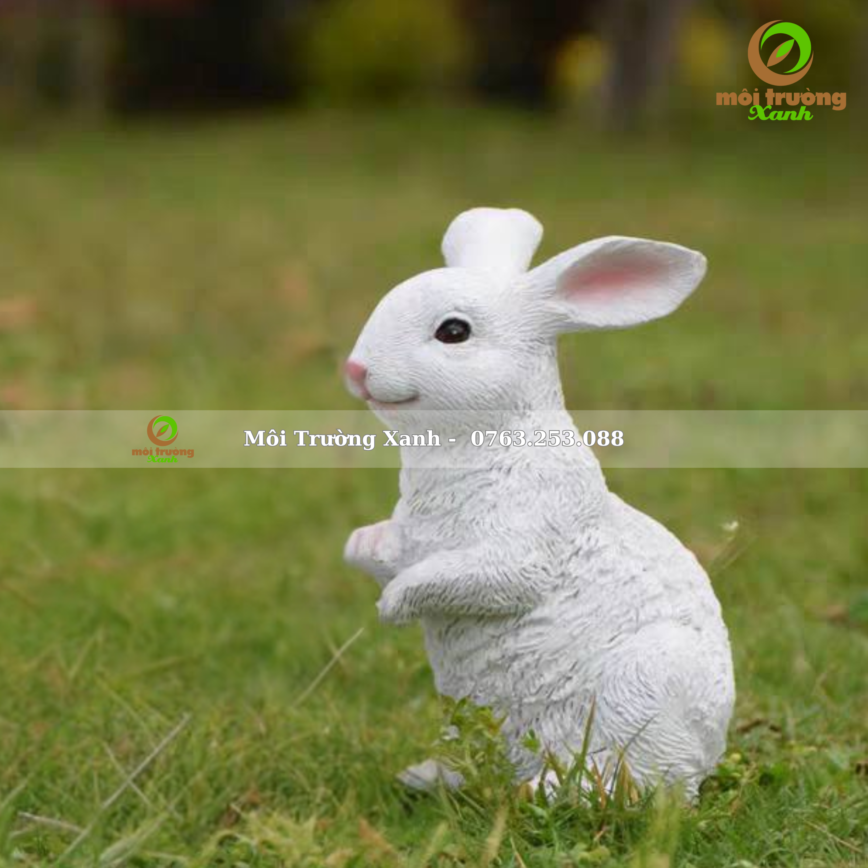 BỘ TƯỢNG GIA ĐÌNH THỎ TRẮNG