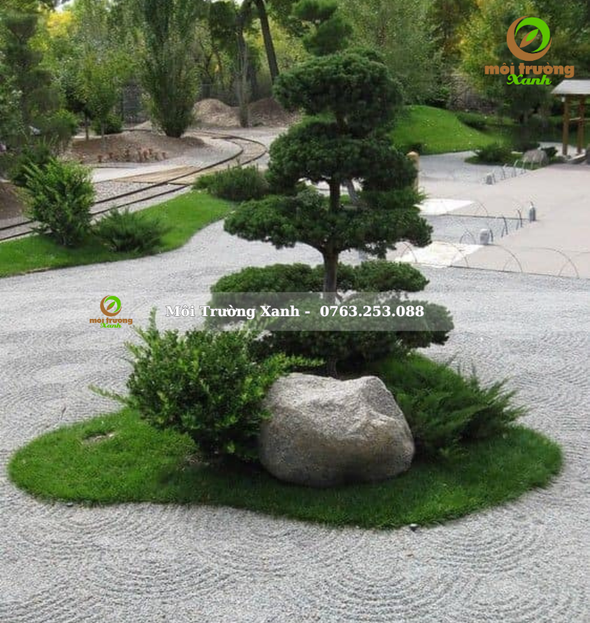 Tiểu cảnh sân vườn - môi trường xanh 