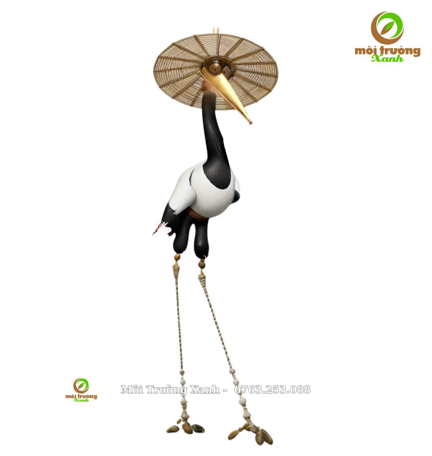 Tuong Kungfu Panda Composite Moi Truong Xanh 5