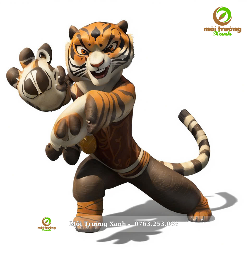 Tuong Kungfu Panda Dai su ty Ho Nuong Tigress Composite Moi Truong Xanh 9 1